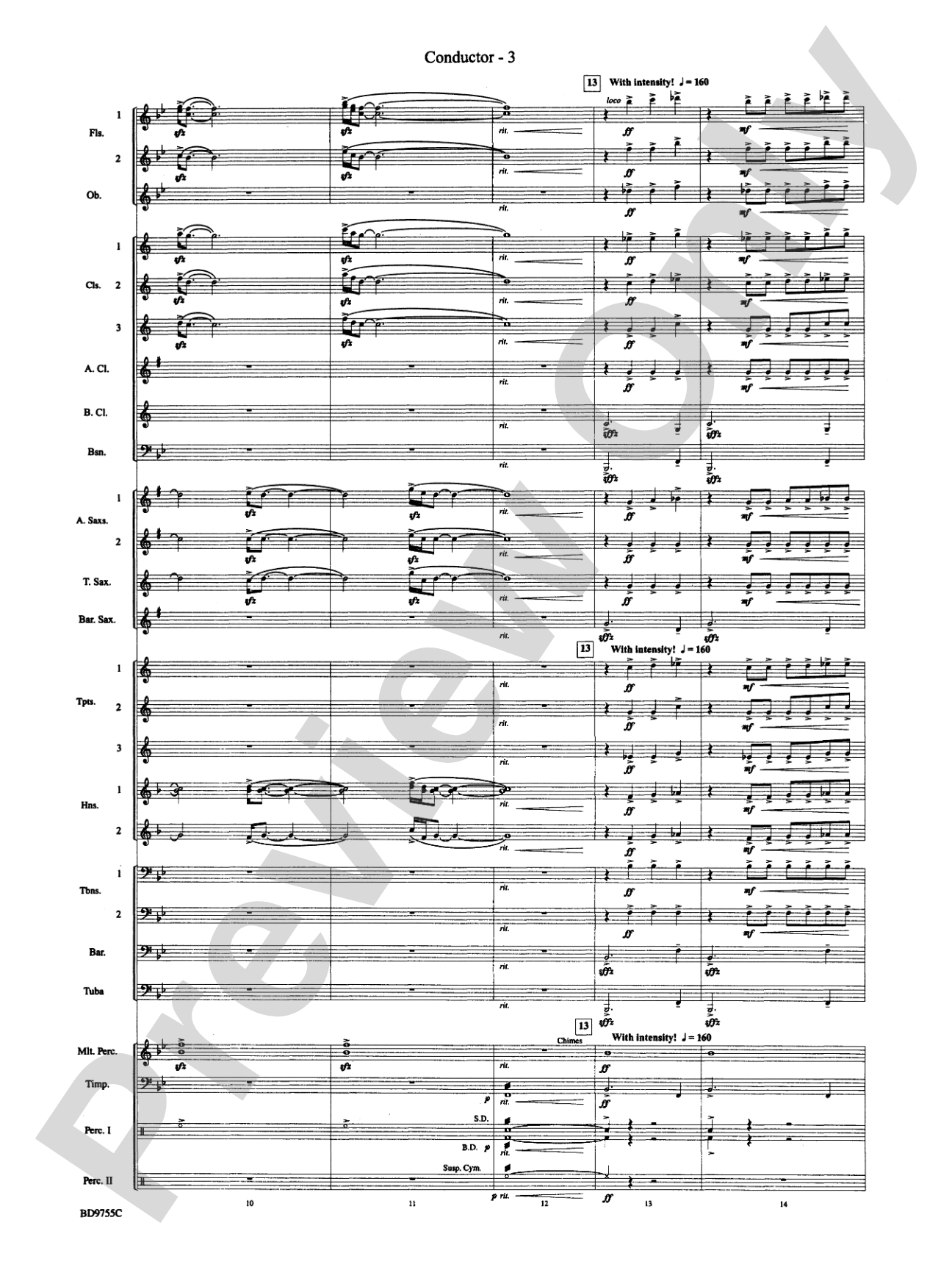 The Maelstrom: Concert Band Conductor Score & Parts