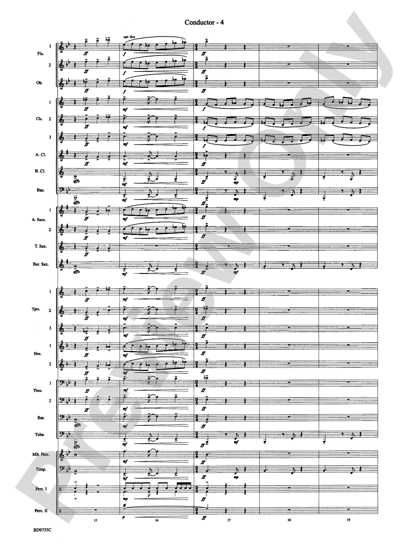 The Maelstrom: Concert Band Conductor Score & Parts
