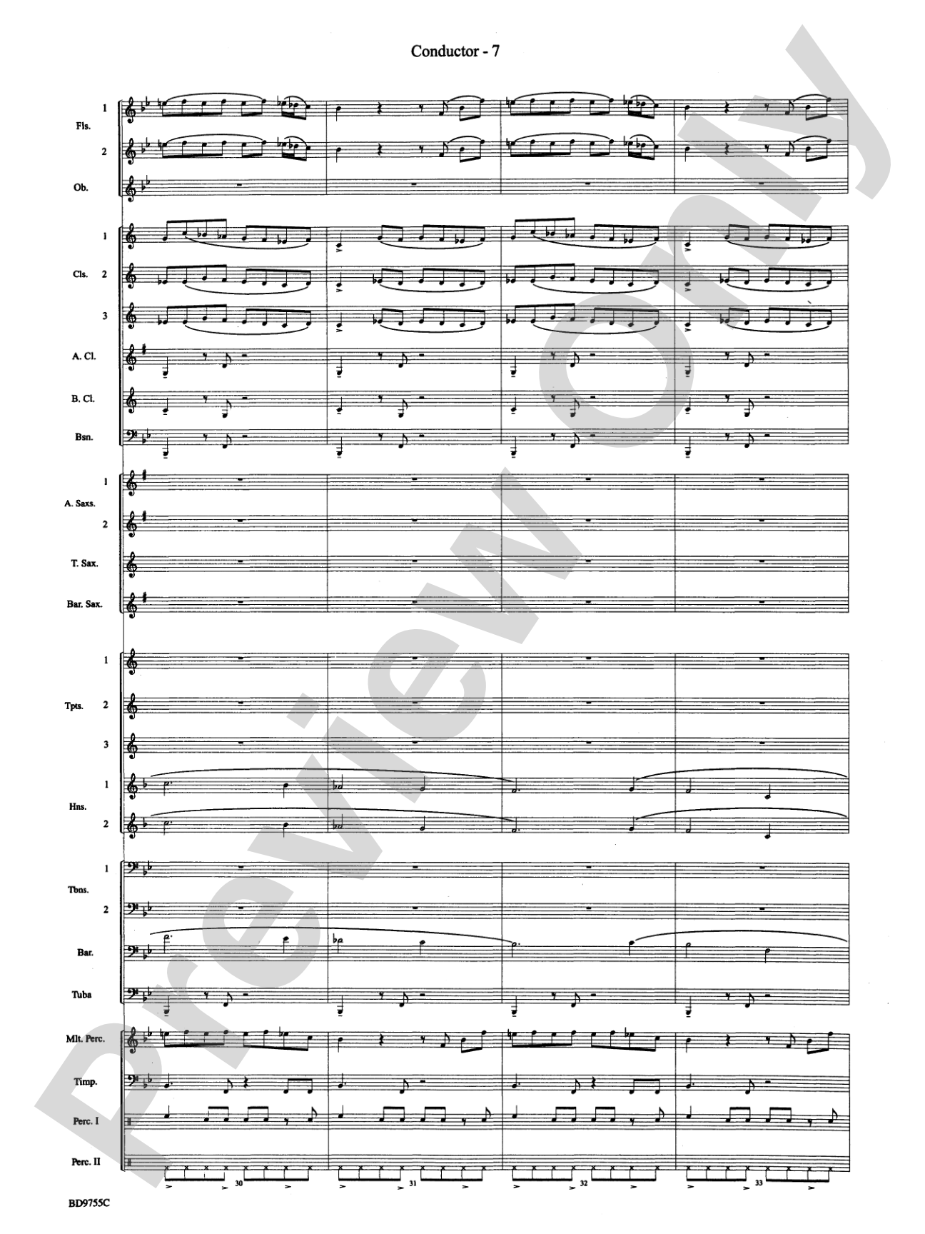 The Maelstrom: Concert Band Conductor Score & Parts