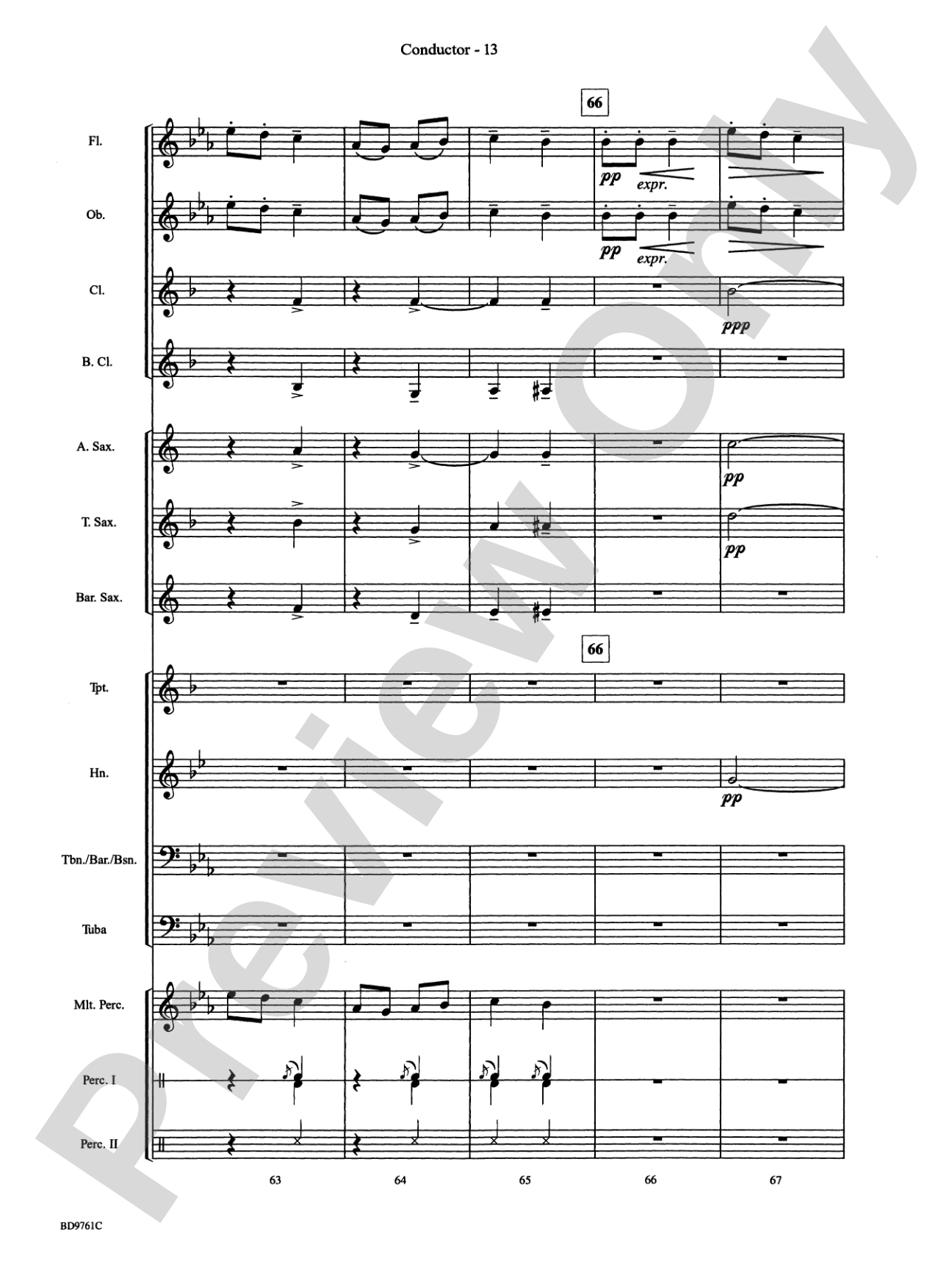 Bartók Suite (from For Children): Concert Band Conductor Score & Parts