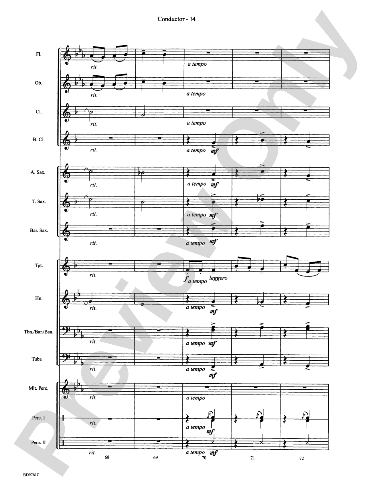 Bartók Suite (from For Children): Concert Band Conductor Score & Parts