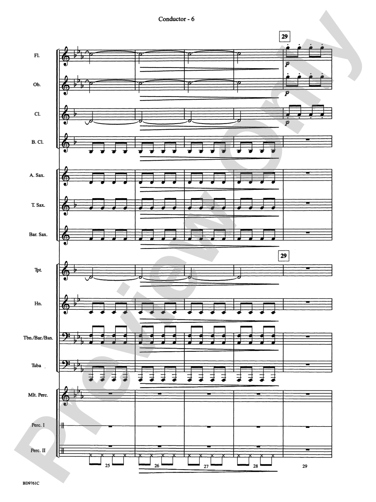 Bartók Suite (from For Children): Concert Band Conductor Score & Parts