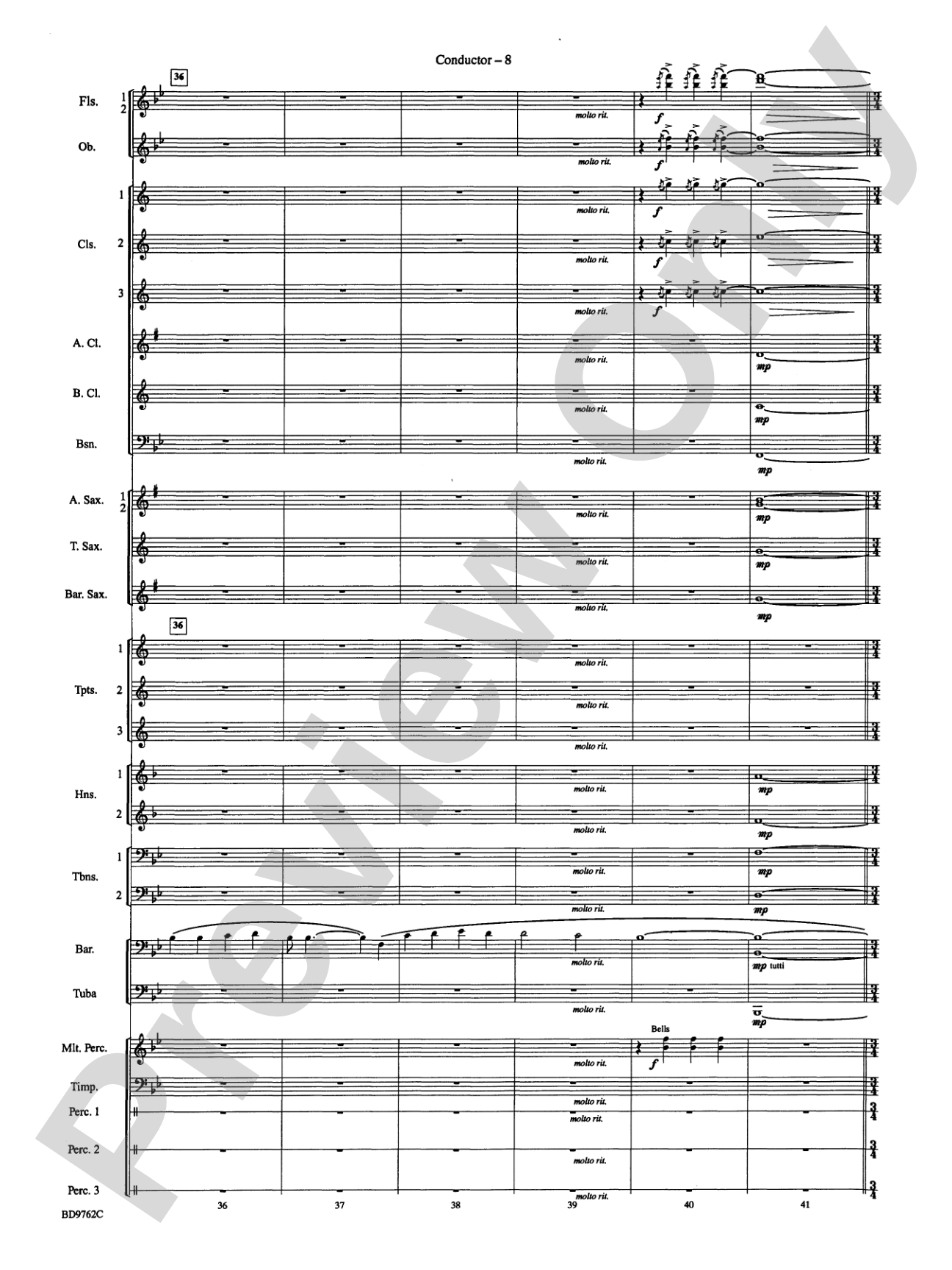 By Loch and Mountain: Concert Band Conductor Score & Parts