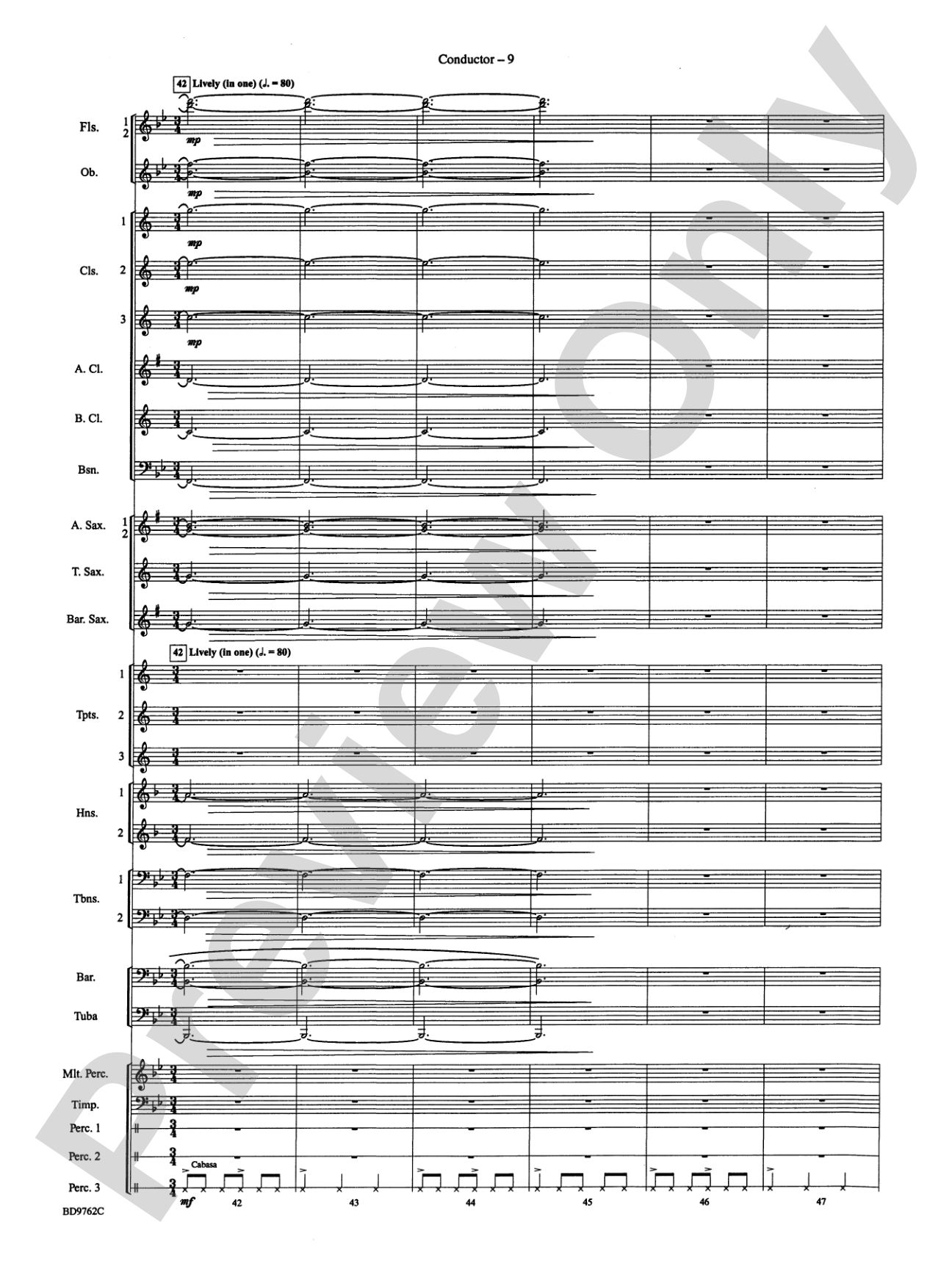 By Loch and Mountain: Concert Band Conductor Score & Parts