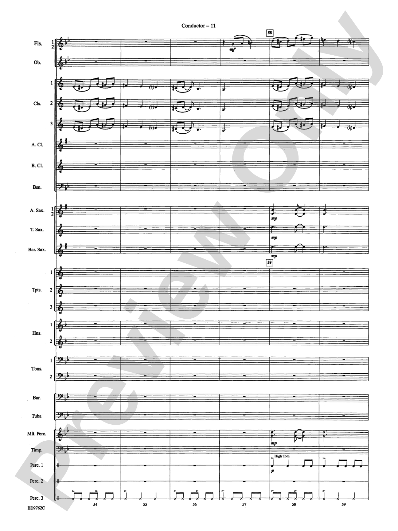 By Loch and Mountain: Concert Band Conductor Score & Parts