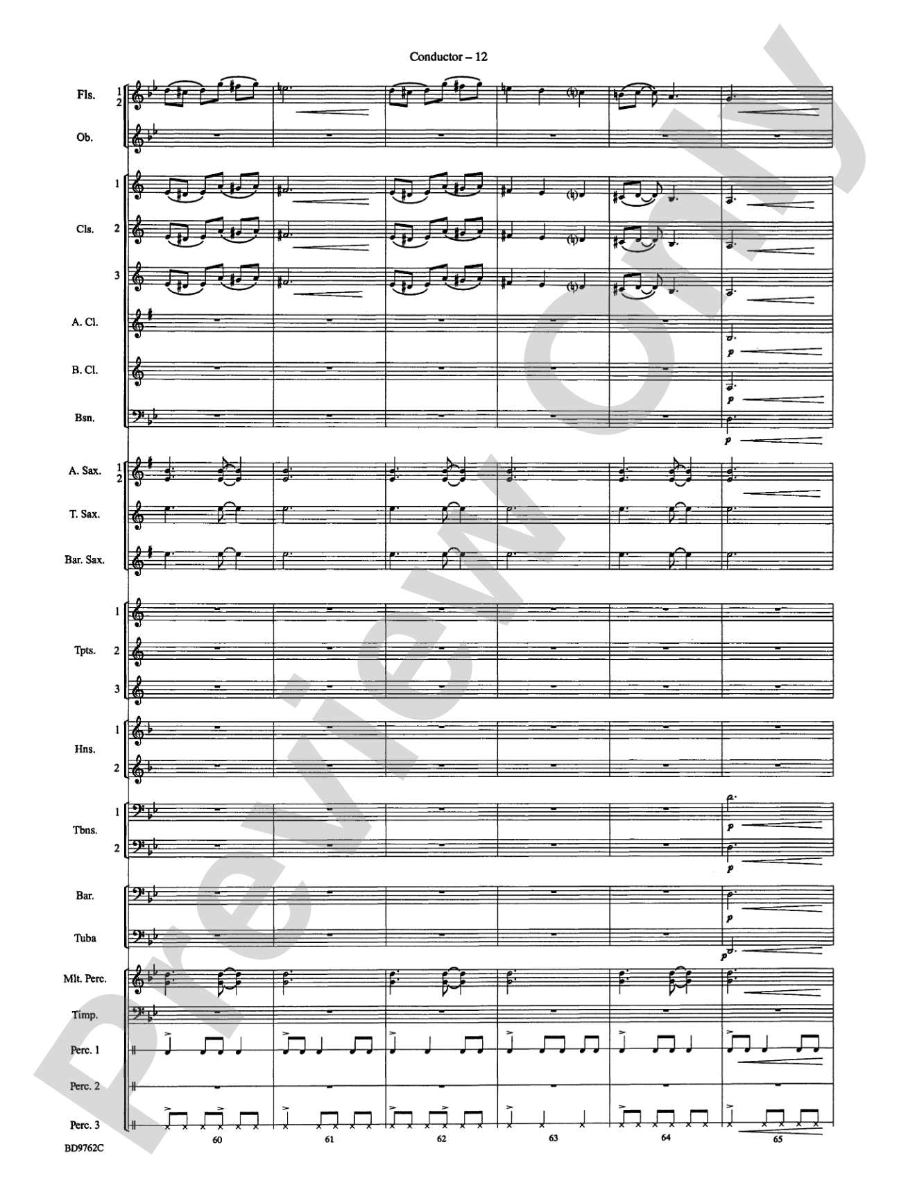 By Loch and Mountain: Concert Band Conductor Score & Parts