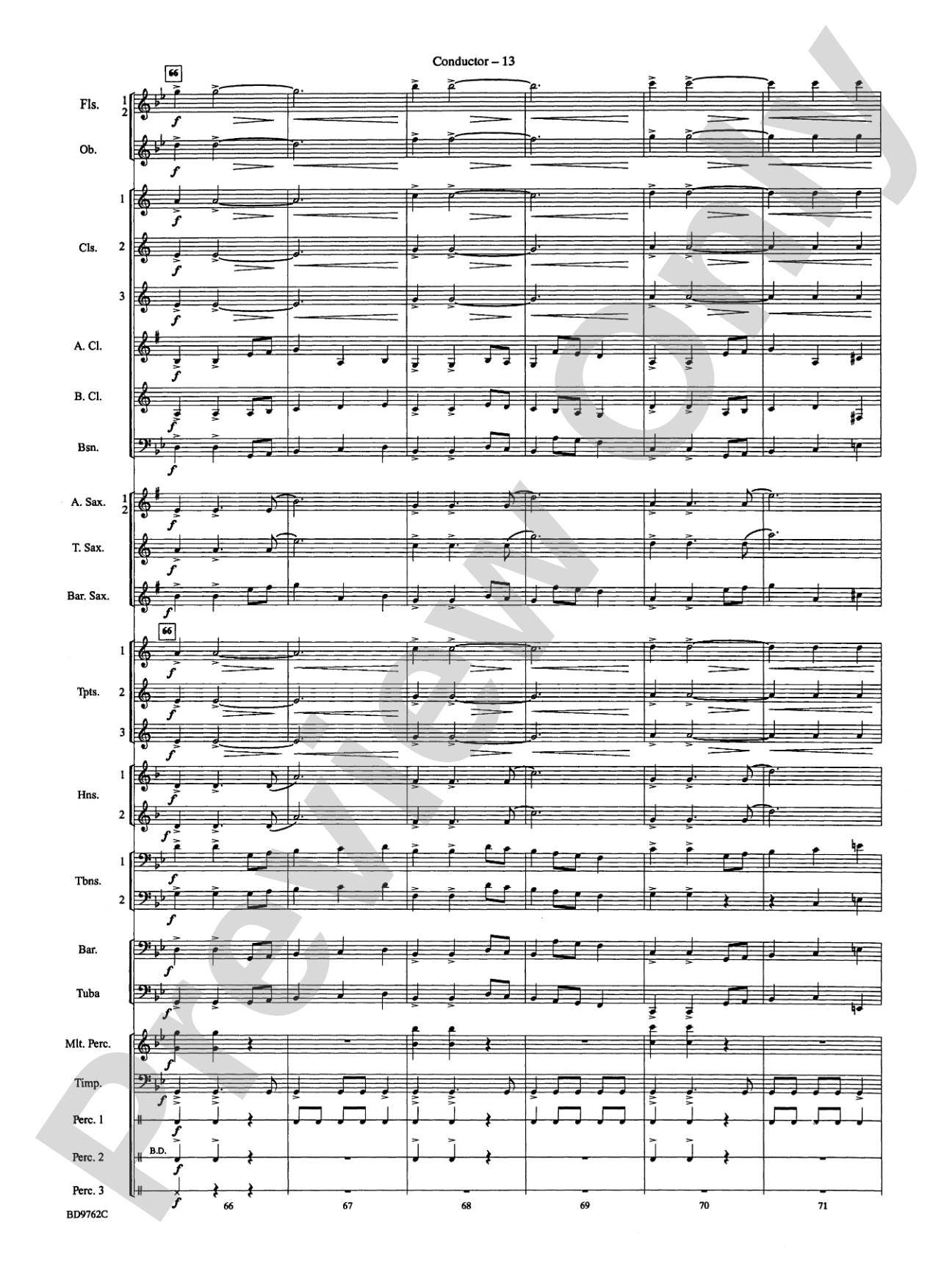 By Loch and Mountain: Concert Band Conductor Score & Parts