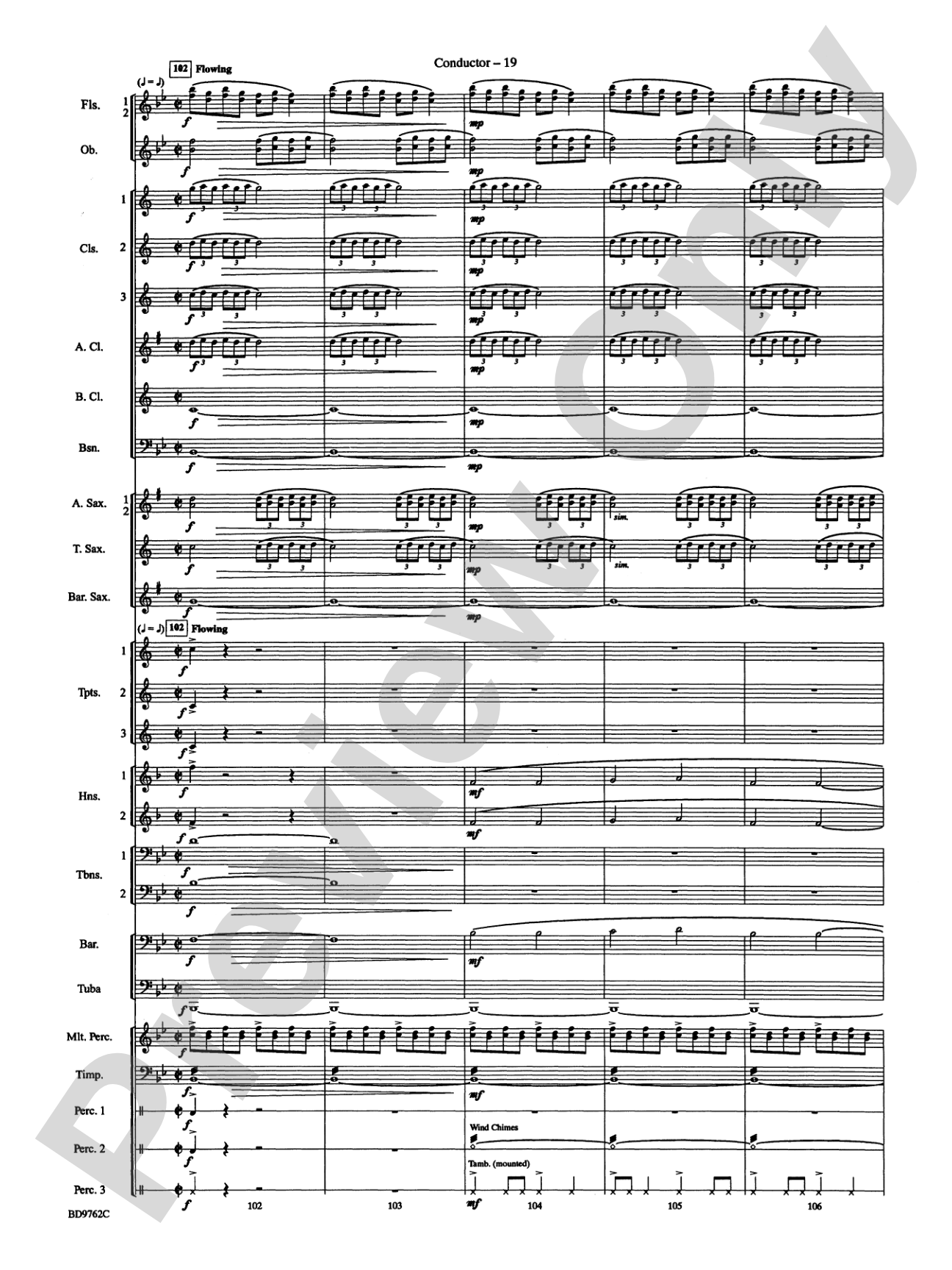 By Loch and Mountain: Concert Band Conductor Score & Parts