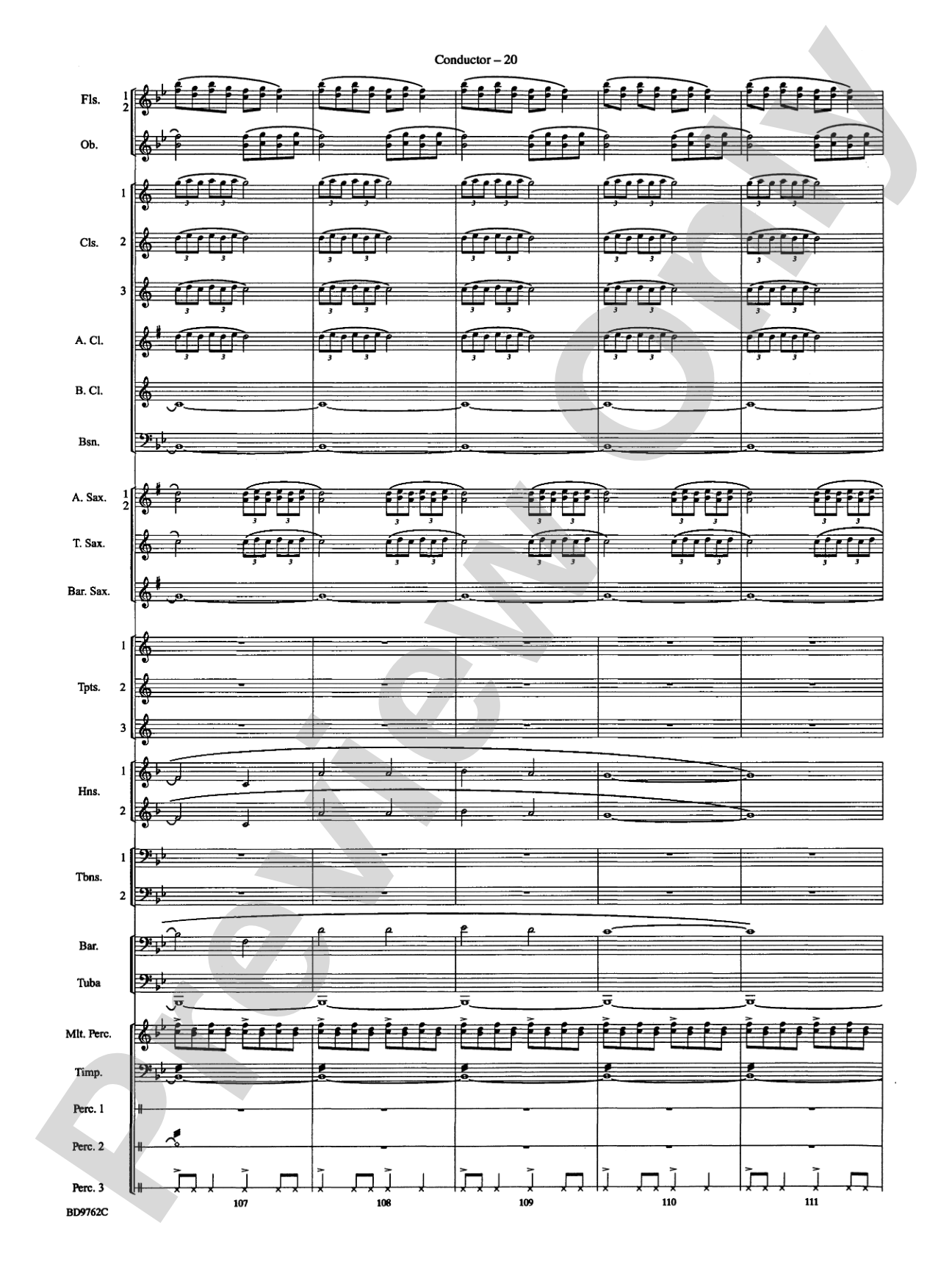 By Loch and Mountain: Concert Band Conductor Score & Parts