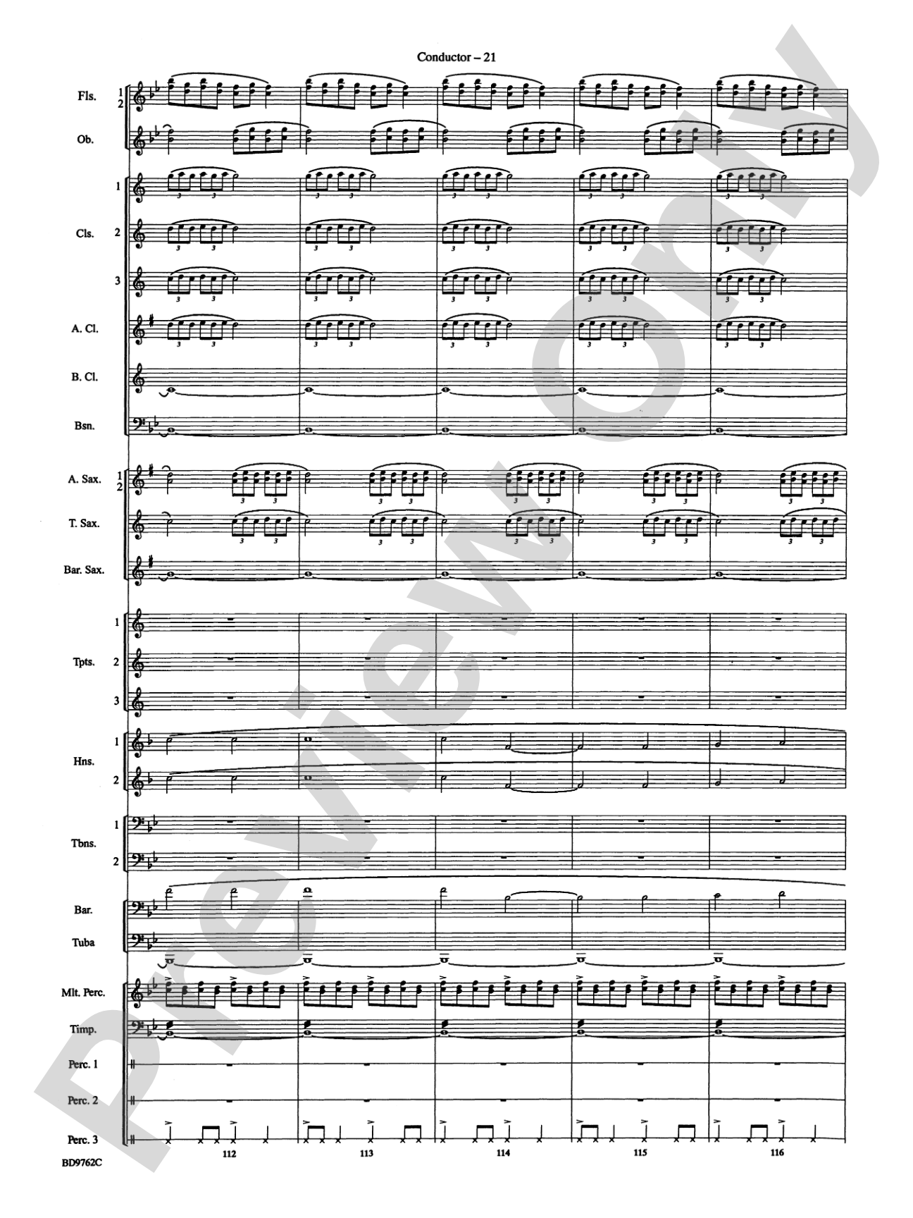 By Loch and Mountain: Concert Band Conductor Score & Parts