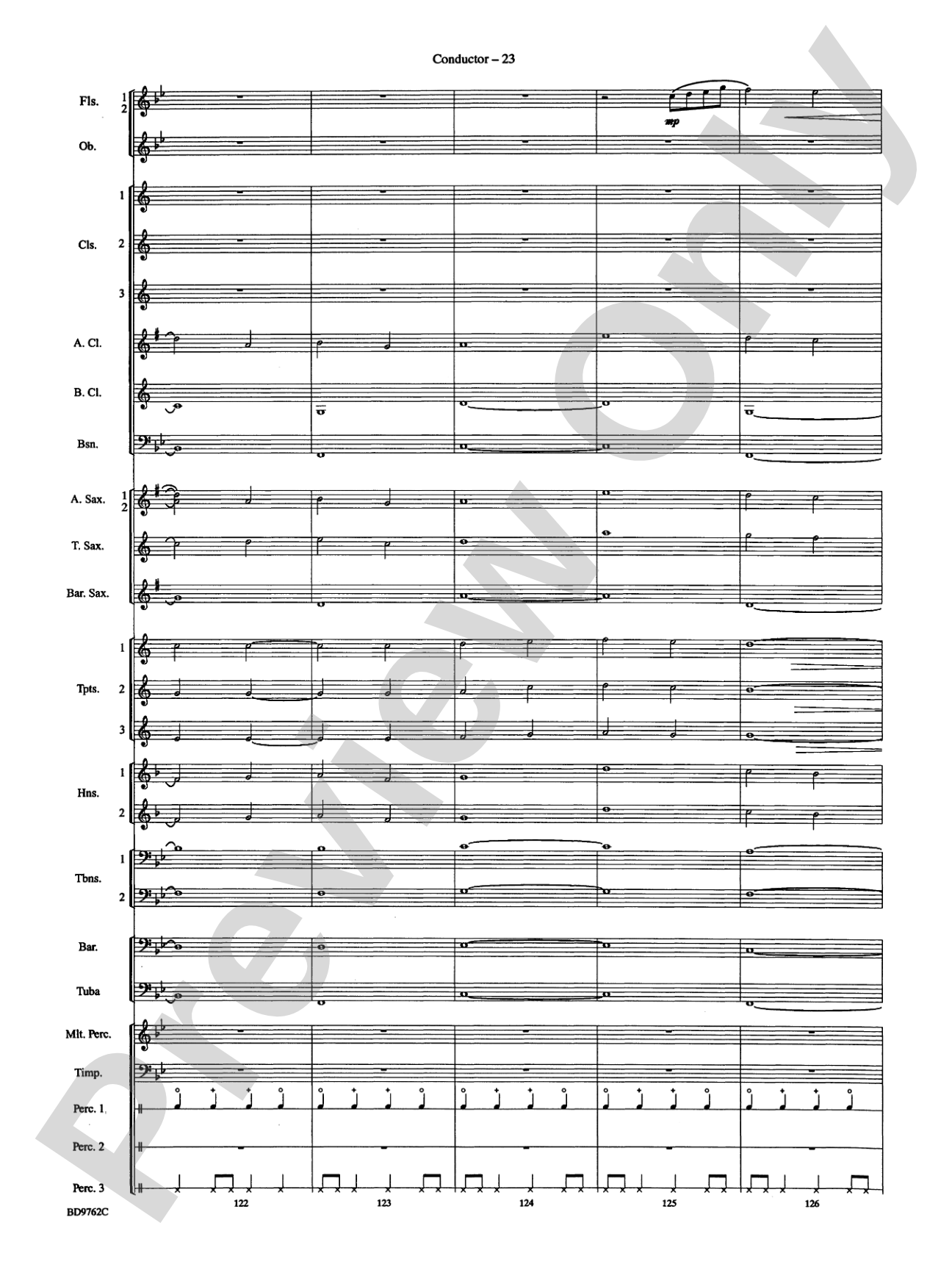 By Loch and Mountain: Concert Band Conductor Score & Parts