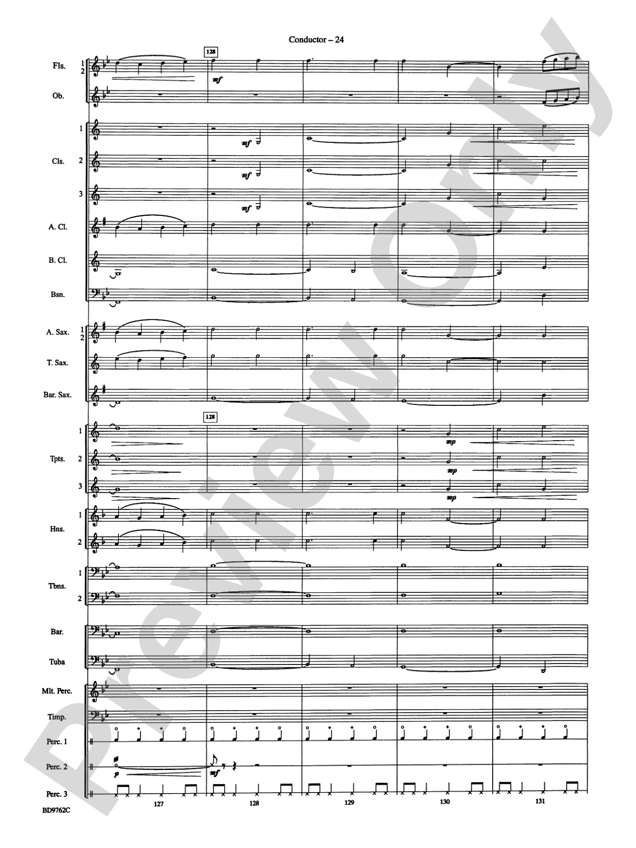By Loch and Mountain: Concert Band Conductor Score & Parts