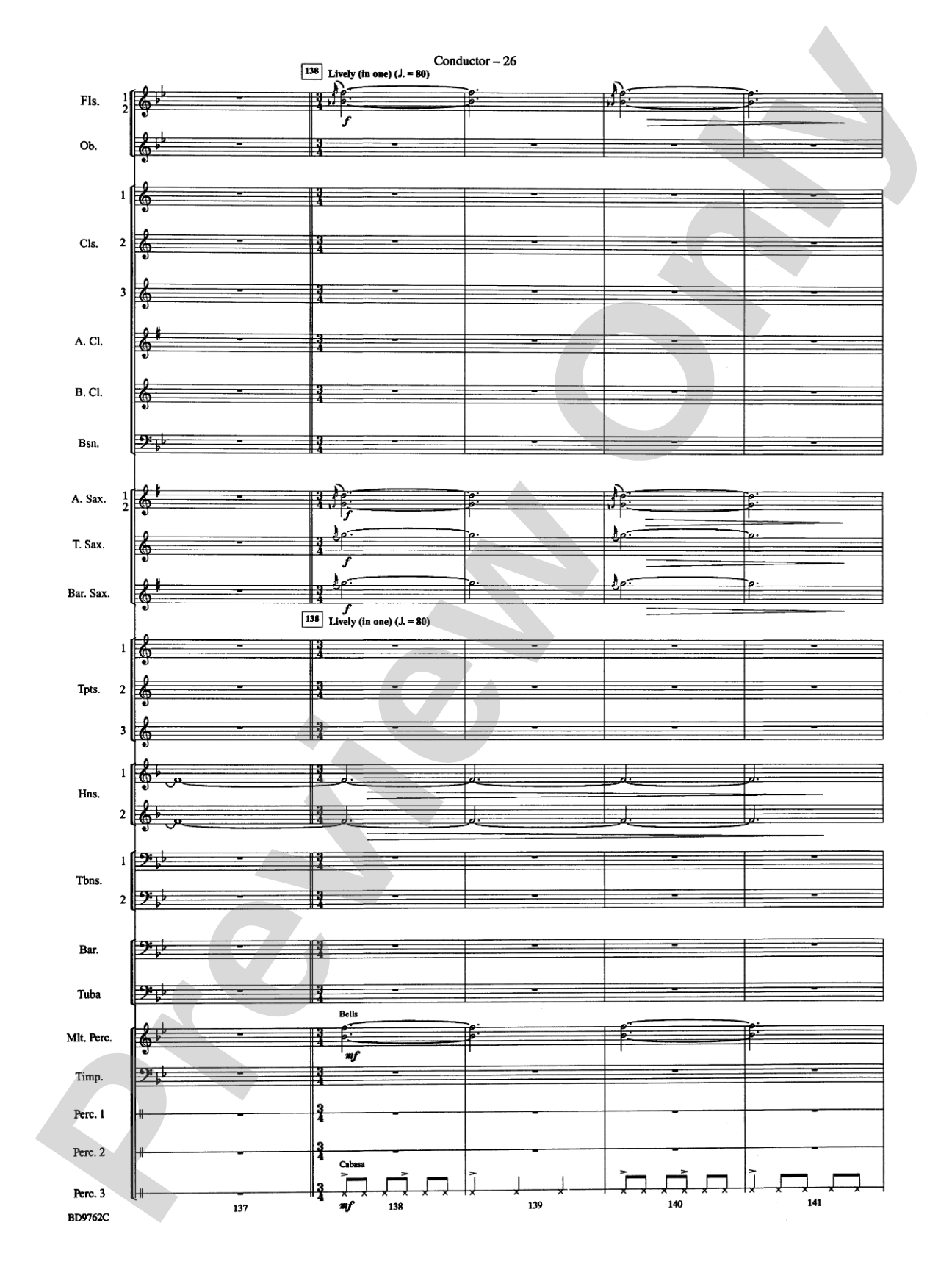 By Loch and Mountain: Concert Band Conductor Score & Parts