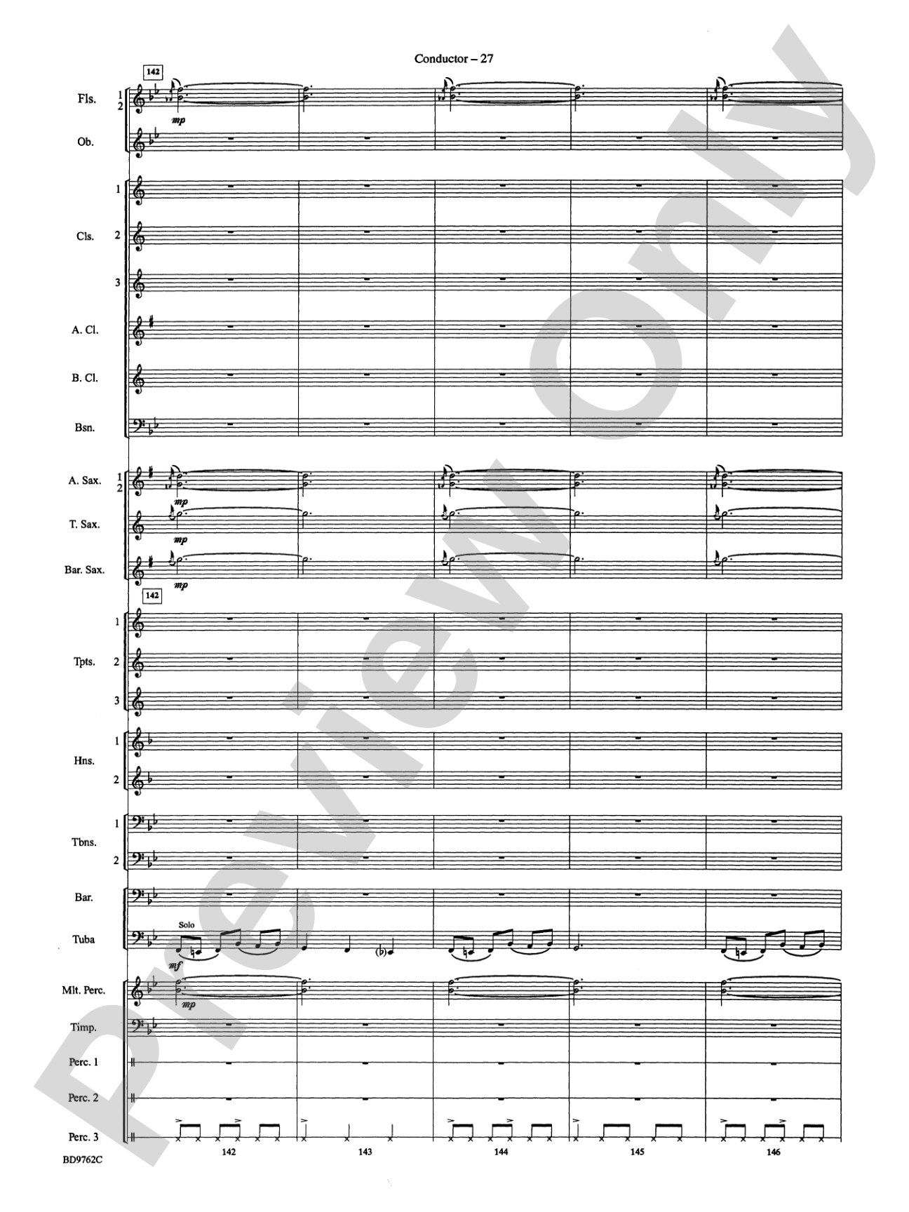 By Loch and Mountain: Concert Band Conductor Score & Parts