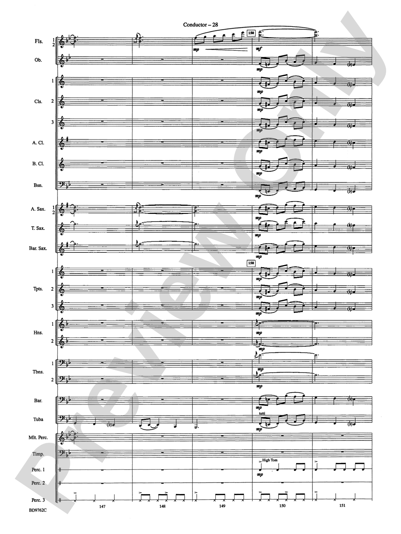 By Loch and Mountain: Concert Band Conductor Score & Parts