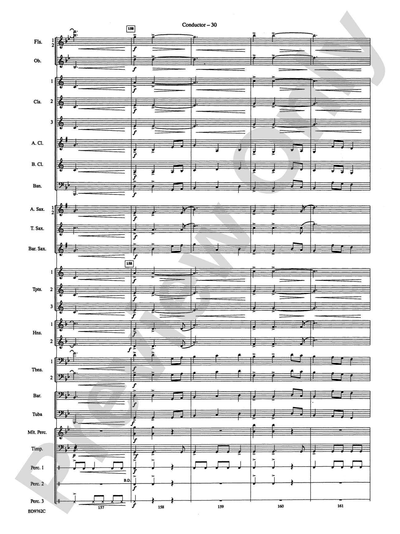 By Loch and Mountain: Concert Band Conductor Score & Parts
