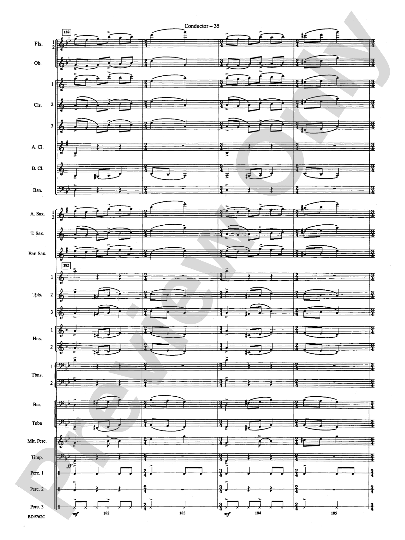 By Loch and Mountain: Concert Band Conductor Score & Parts