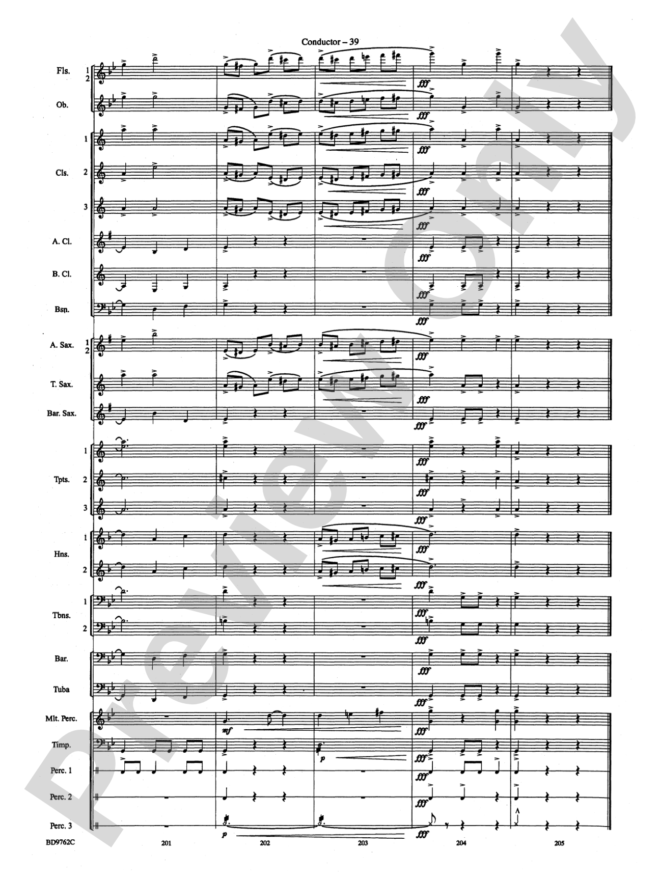 By Loch and Mountain: Concert Band Conductor Score & Parts