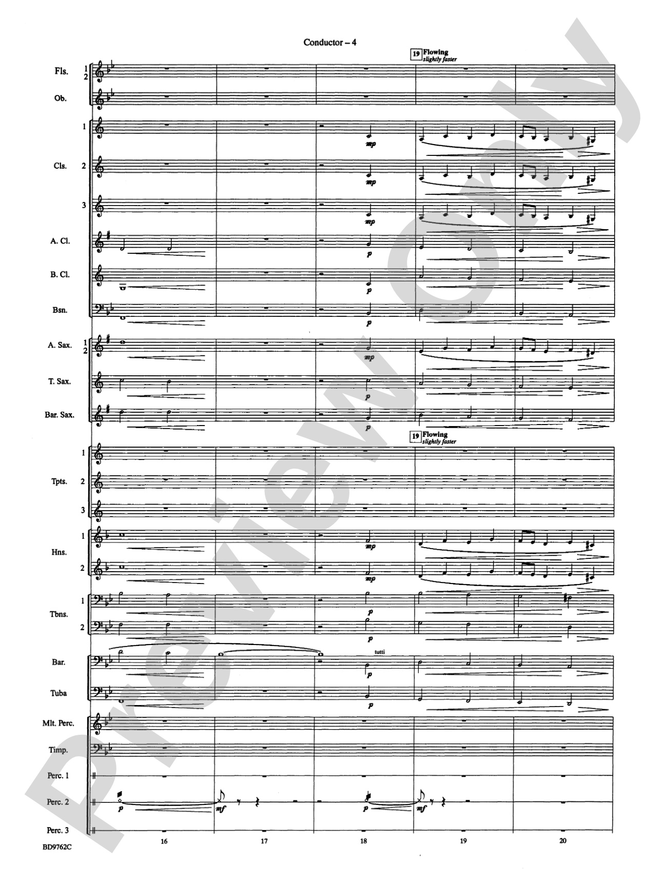 By Loch and Mountain: Concert Band Conductor Score & Parts