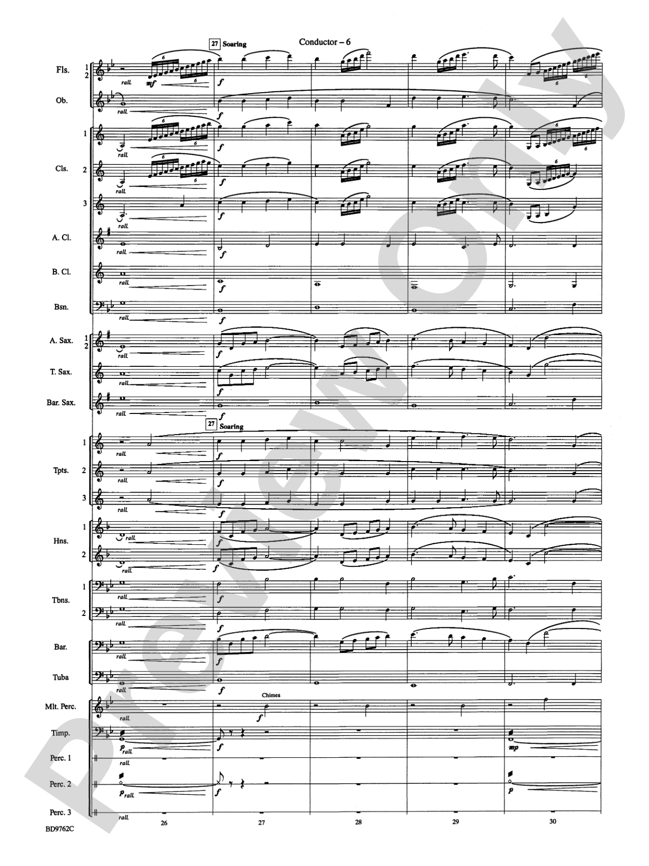 By Loch and Mountain: Concert Band Conductor Score & Parts