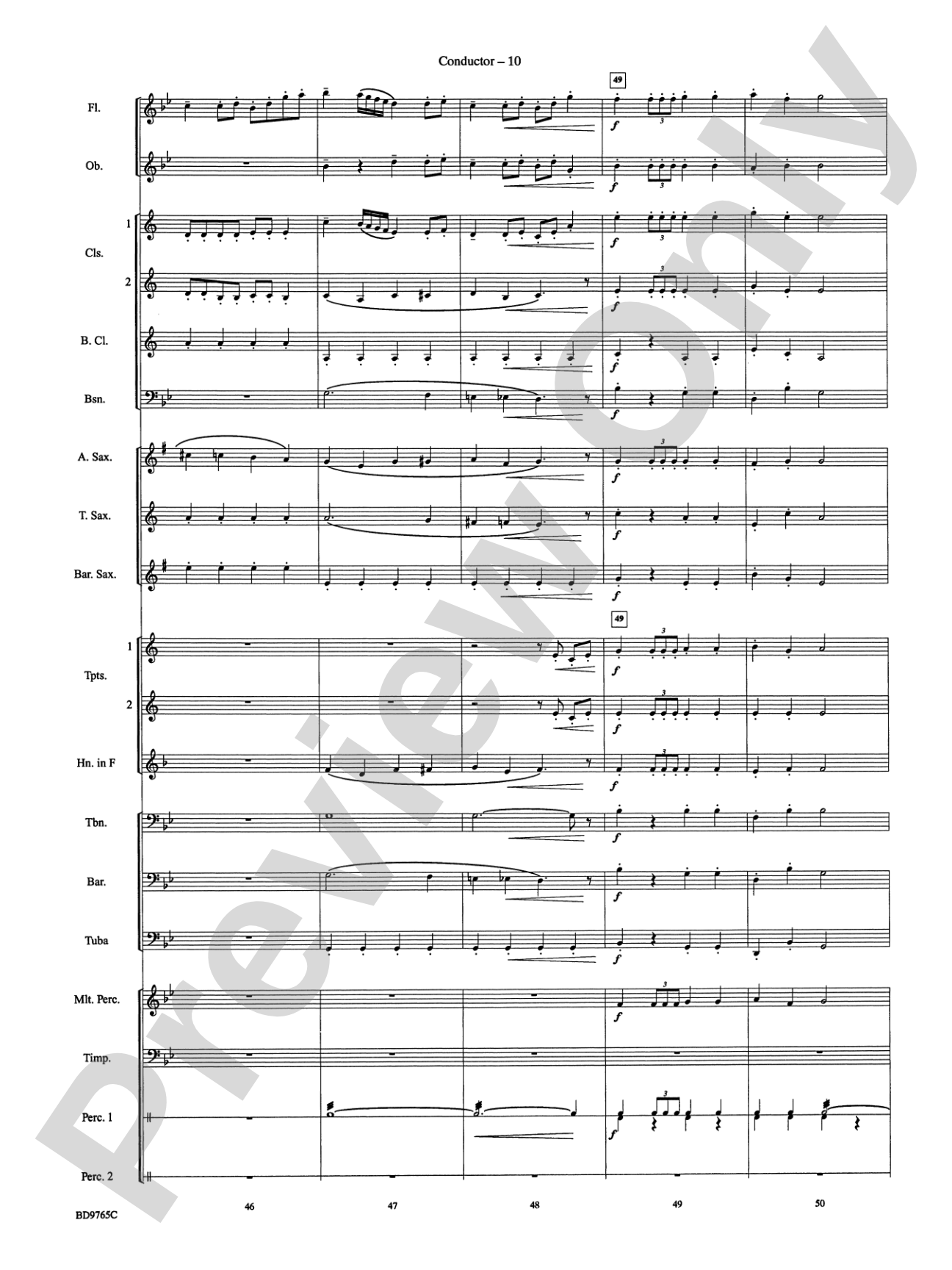 March from The Nutcracker: Concert Band Conductor Score & Parts