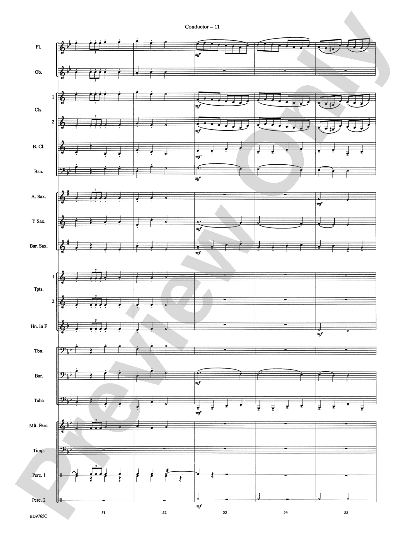 March from The Nutcracker: Concert Band Conductor Score & Parts