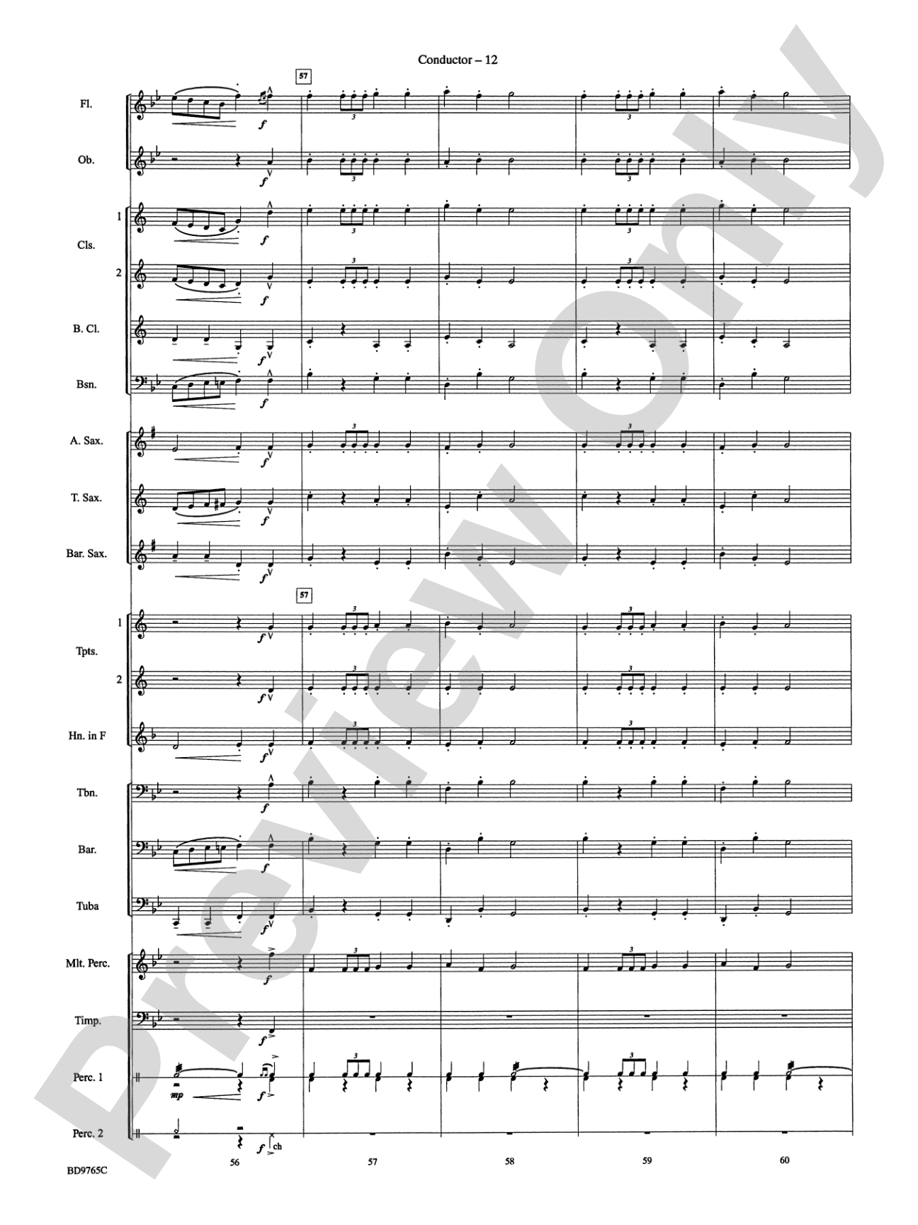 March from The Nutcracker: Concert Band Conductor Score & Parts