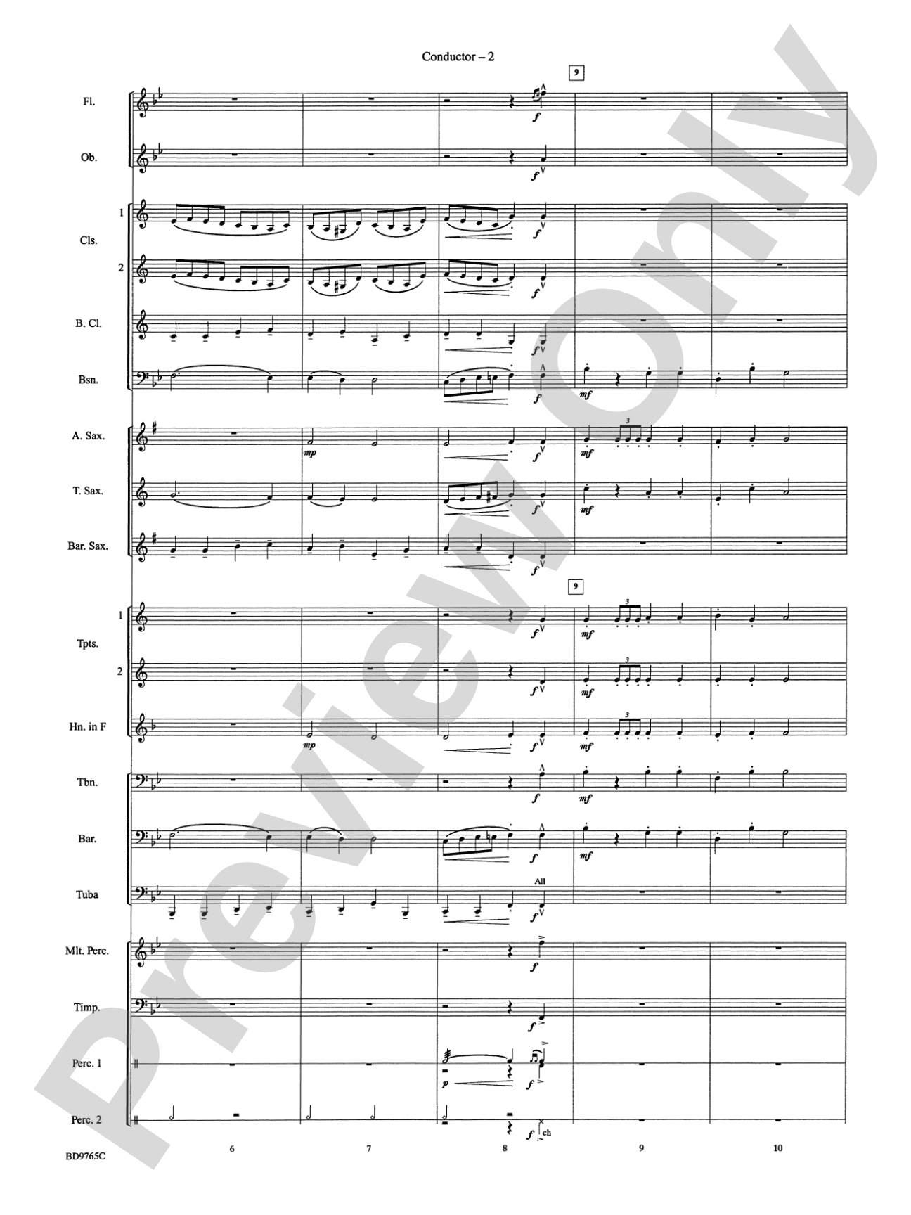 March from The Nutcracker: Concert Band Conductor Score & Parts