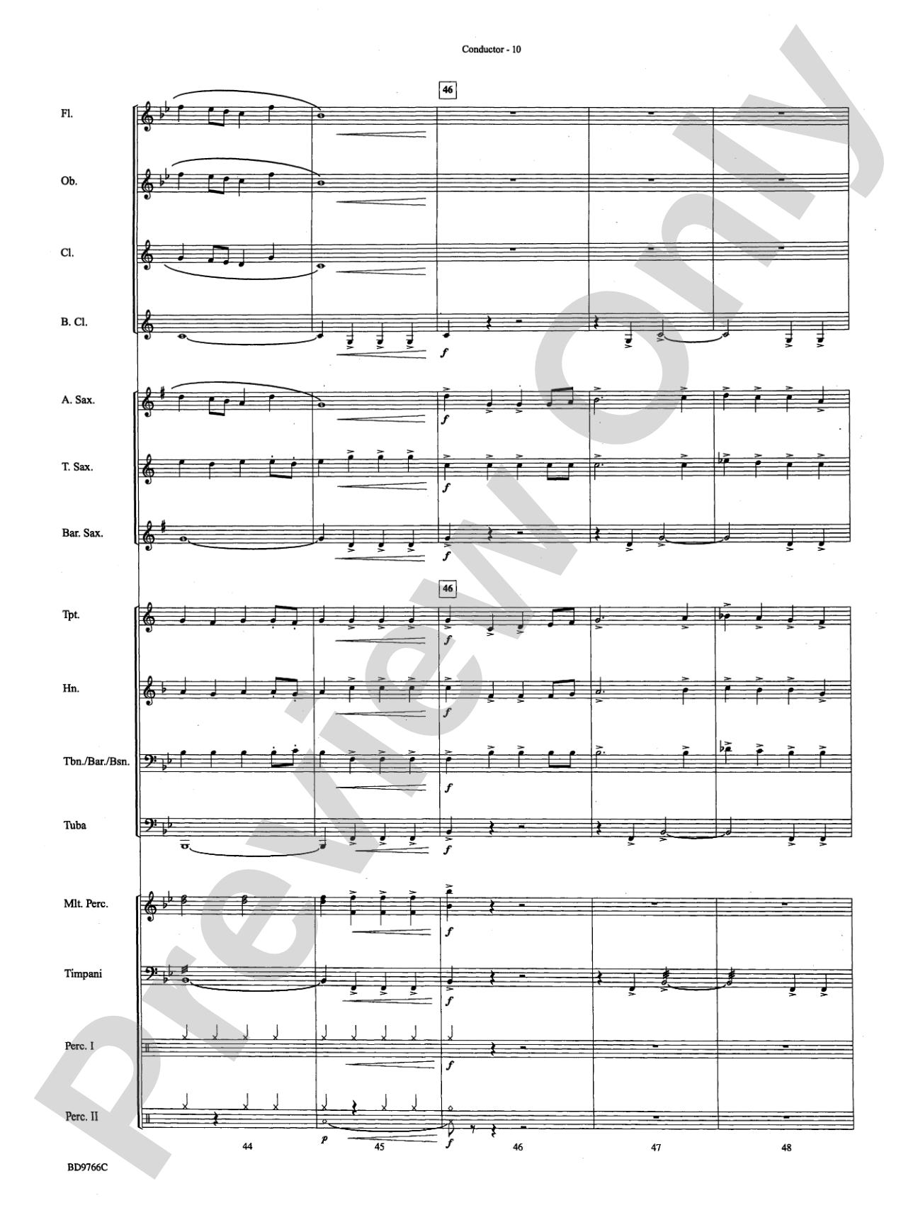 Glorioso (A Fanfare and Procession for Band): Concert Band Conductor Score & Parts