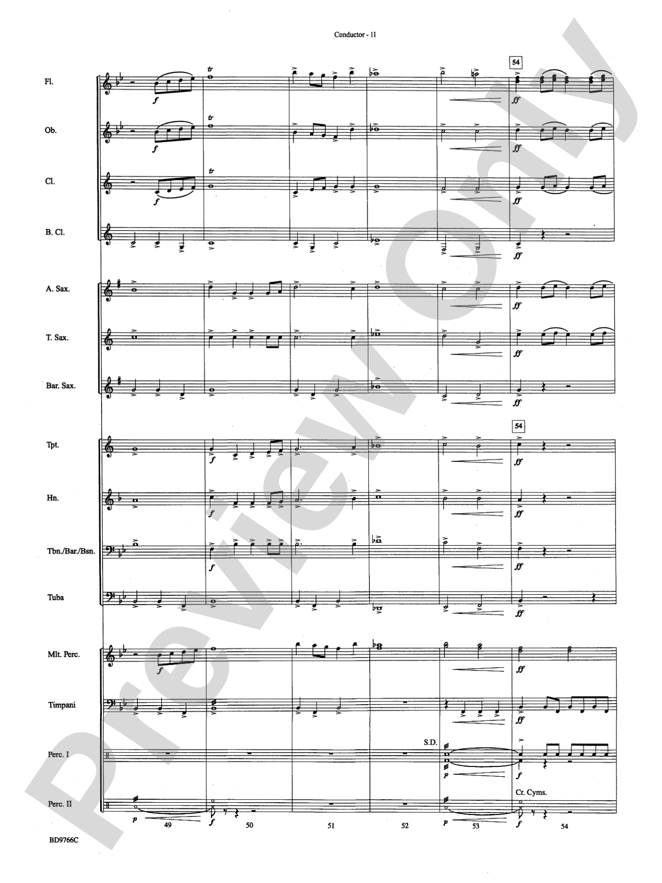 Glorioso (A Fanfare and Procession for Band): Concert Band Conductor Score & Parts