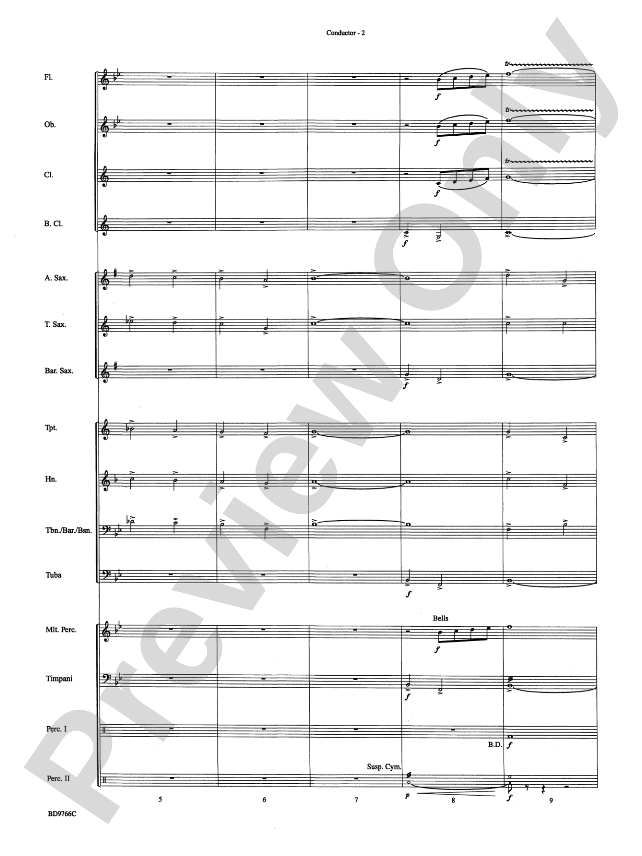 Glorioso (A Fanfare and Procession for Band): Concert Band Conductor Score & Parts