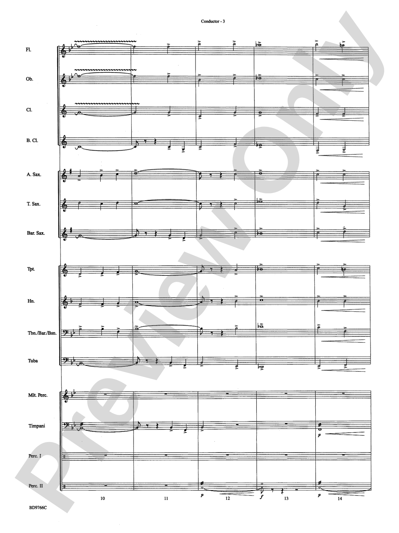 Glorioso (A Fanfare and Procession for Band): Concert Band Conductor Score & Parts