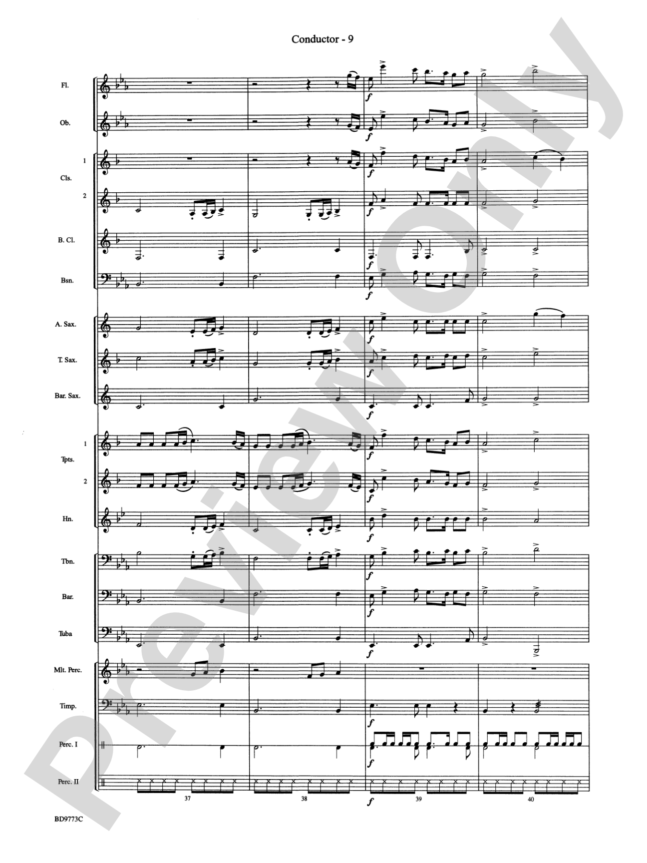 Eine Kleine Christmas (featuring Traditional Holiday Favorites (with apologies to Wolfgang Amadeus Mozart)): Concert Band Conductor Score & Parts