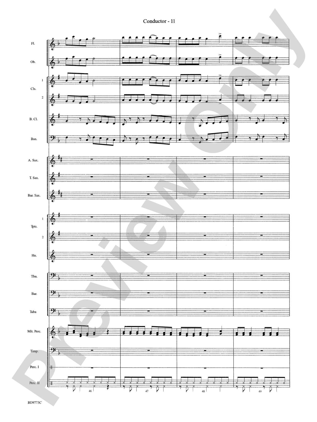Eine Kleine Christmas (featuring Traditional Holiday Favorites (with apologies to Wolfgang Amadeus Mozart)): Concert Band Conductor Score & Parts