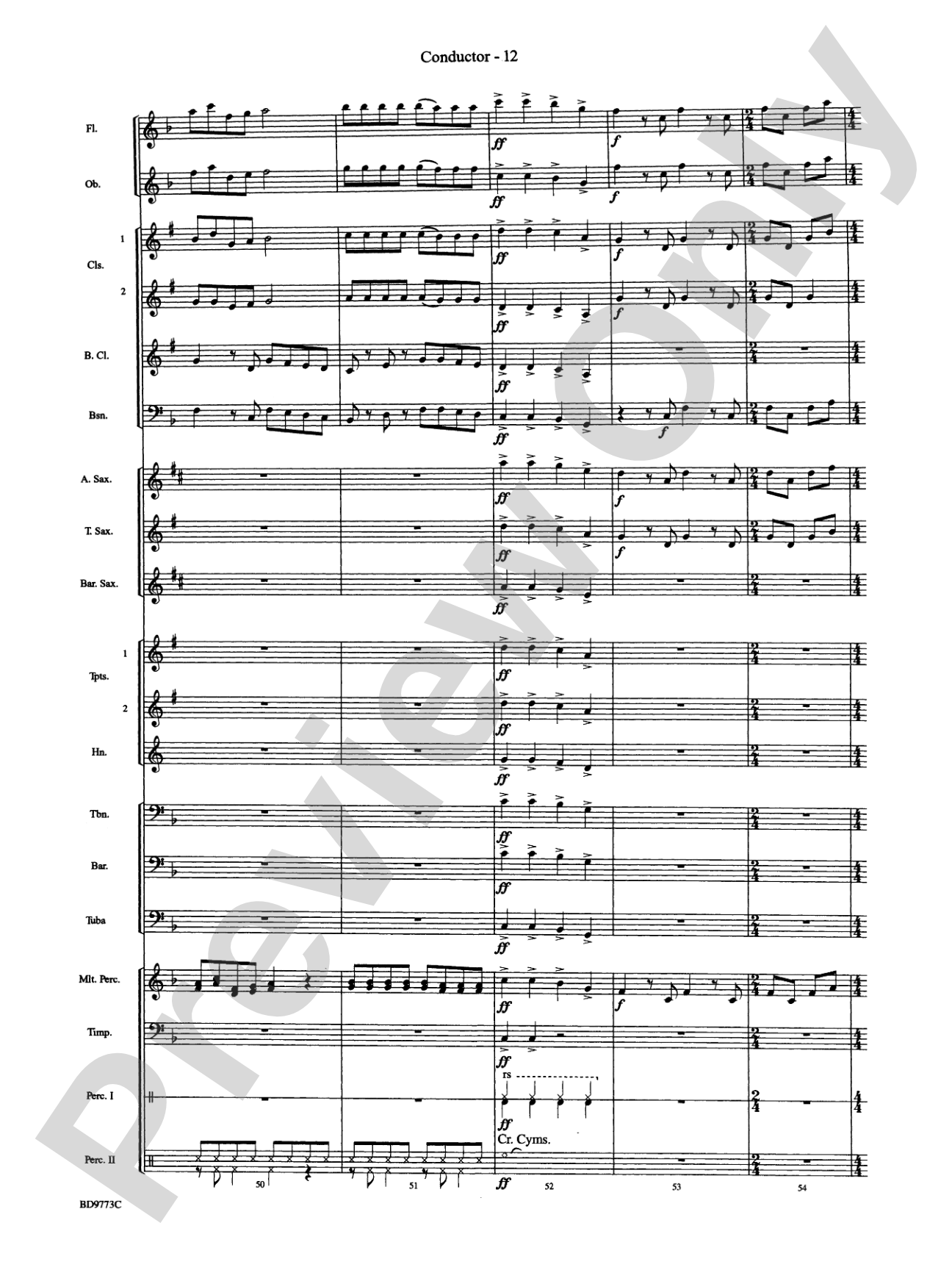 Eine Kleine Christmas (featuring Traditional Holiday Favorites (with apologies to Wolfgang Amadeus Mozart)): Concert Band Conductor Score & Parts