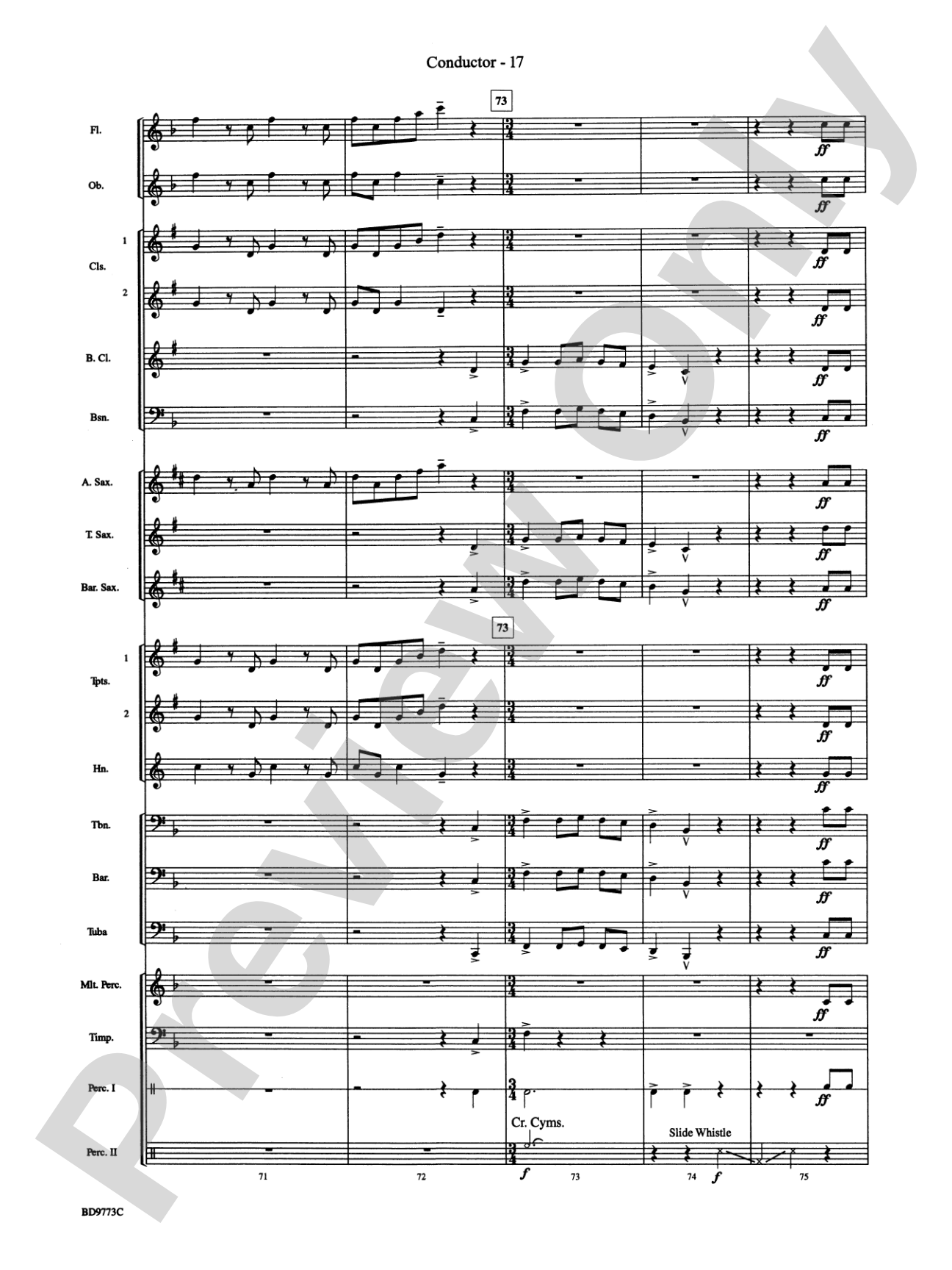 Eine Kleine Christmas (featuring Traditional Holiday Favorites (with apologies to Wolfgang Amadeus Mozart)): Concert Band Conductor Score & Parts
