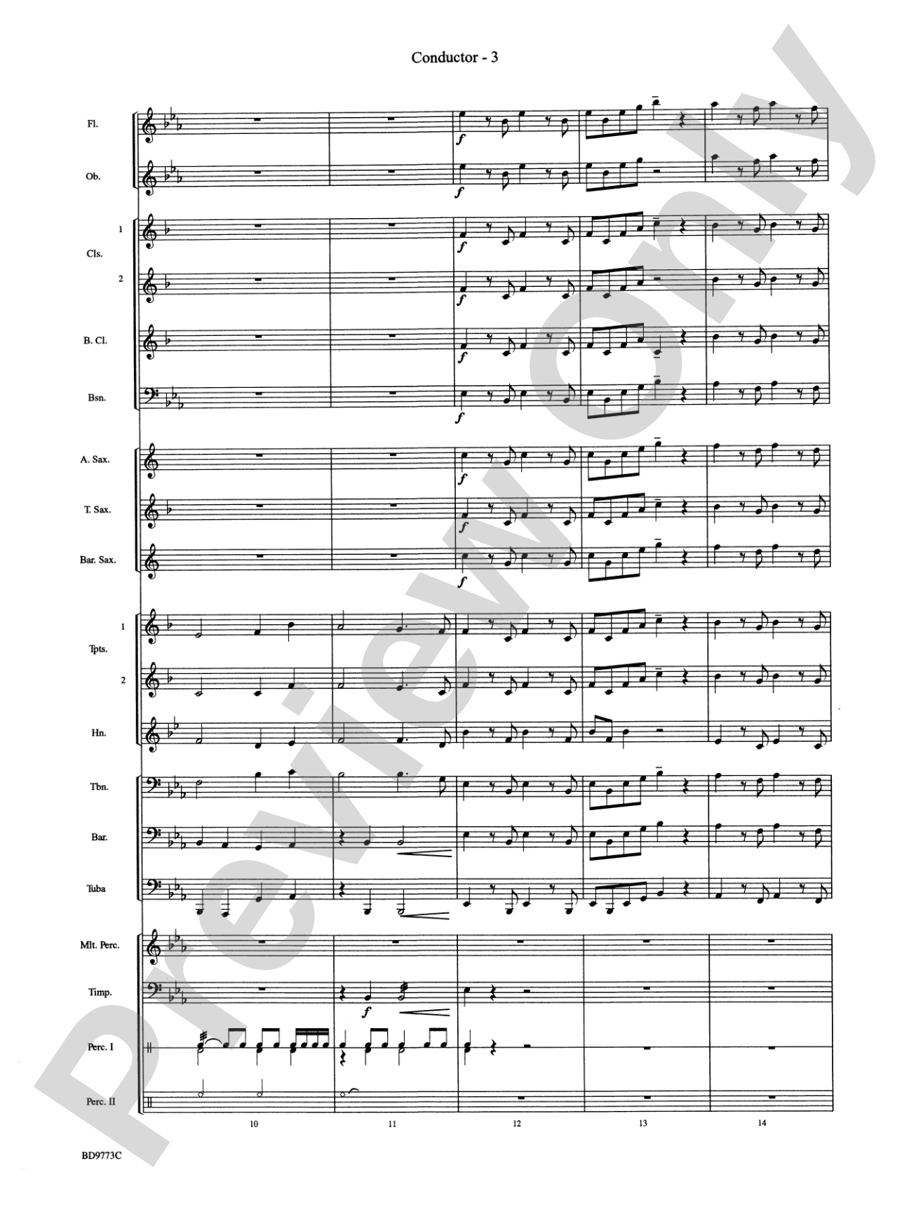 Eine Kleine Christmas (featuring Traditional Holiday Favorites (with apologies to Wolfgang Amadeus Mozart)): Concert Band Conductor Score & Parts