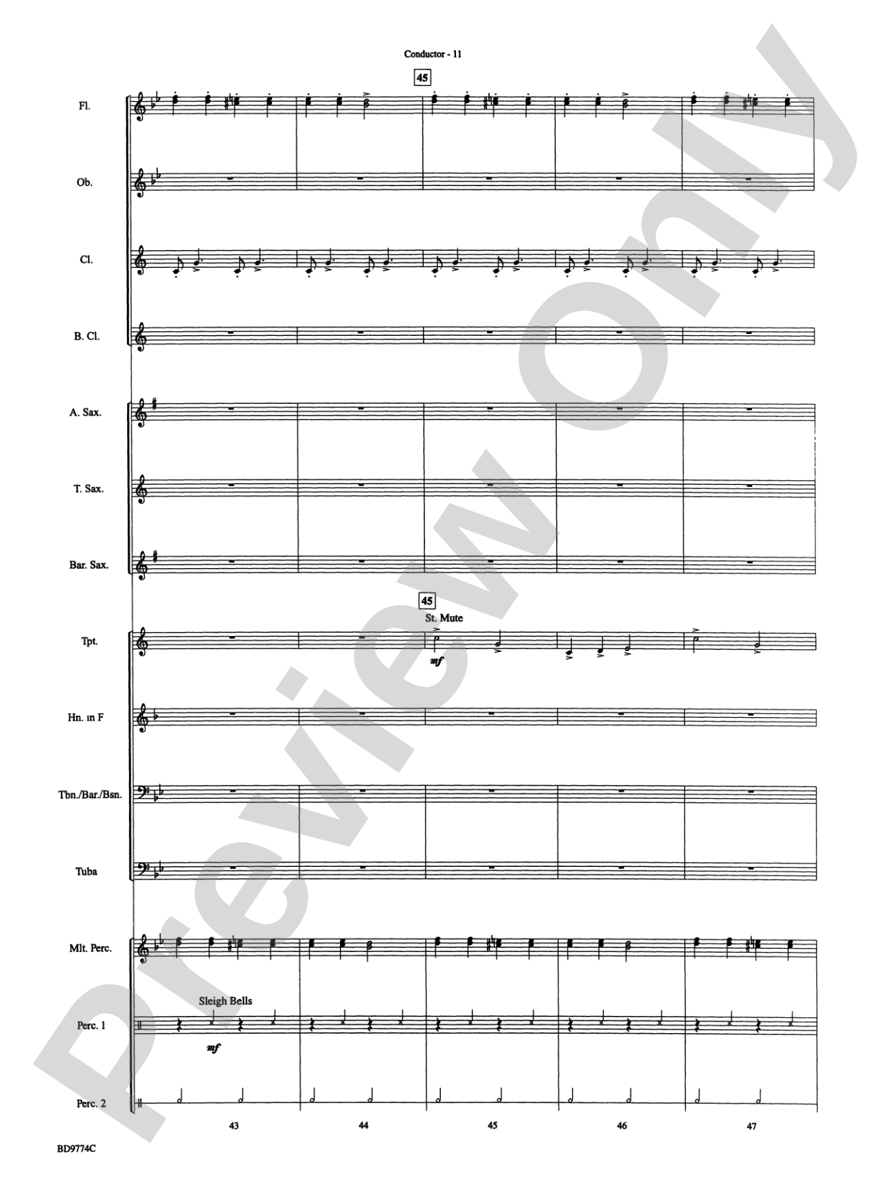 March of the Magical Toys: Concert Band Conductor Score & Parts