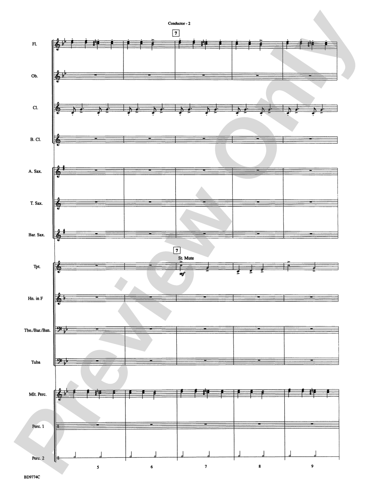 March of the Magical Toys: Concert Band Conductor Score & Parts