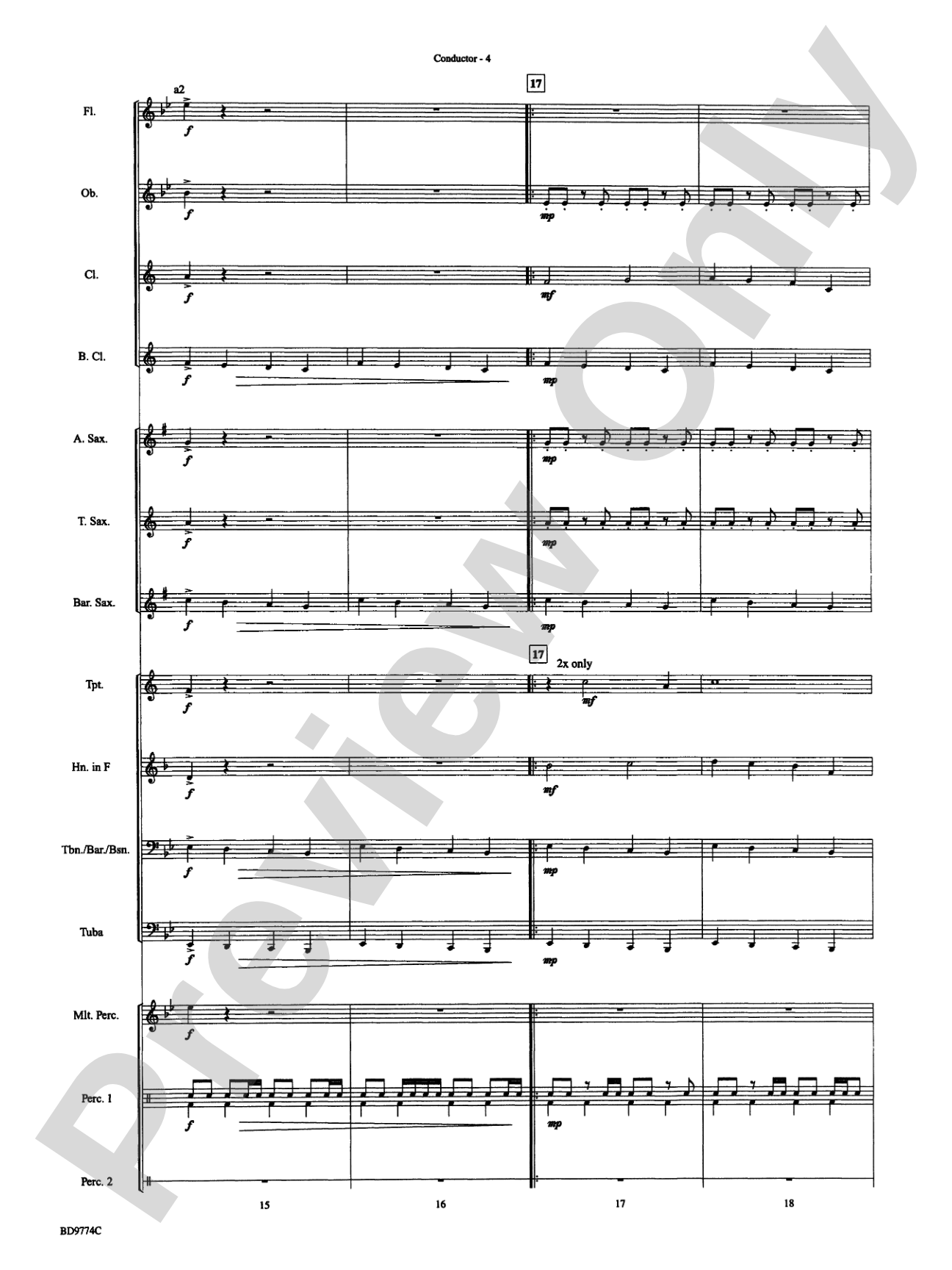 March of the Magical Toys: Concert Band Conductor Score & Parts