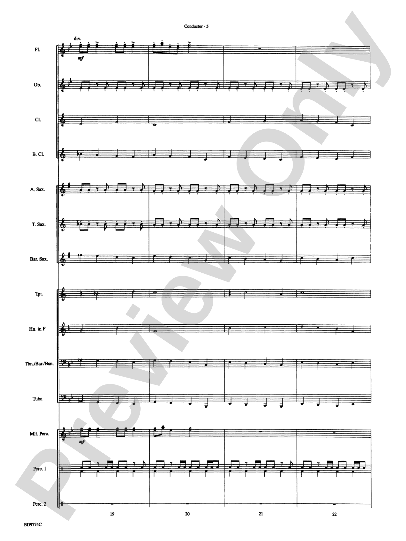 March of the Magical Toys: Concert Band Conductor Score & Parts