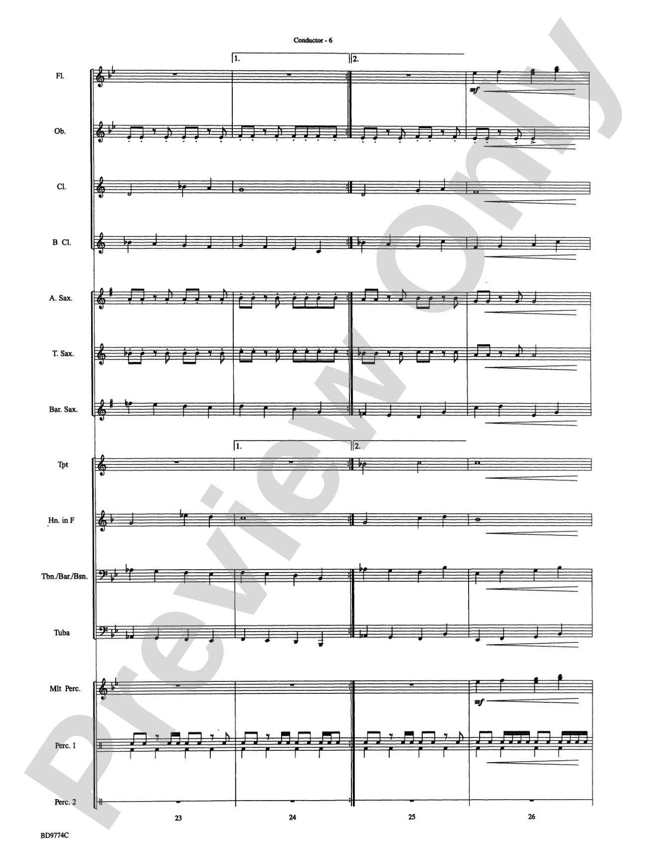 March of the Magical Toys: Concert Band Conductor Score & Parts
