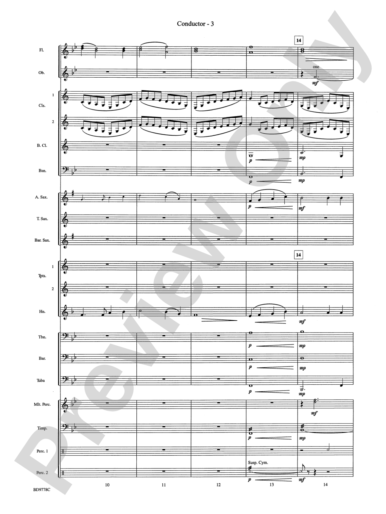 Cantique de Noel (O Holy Night): Concert Band Conductor Score & Parts