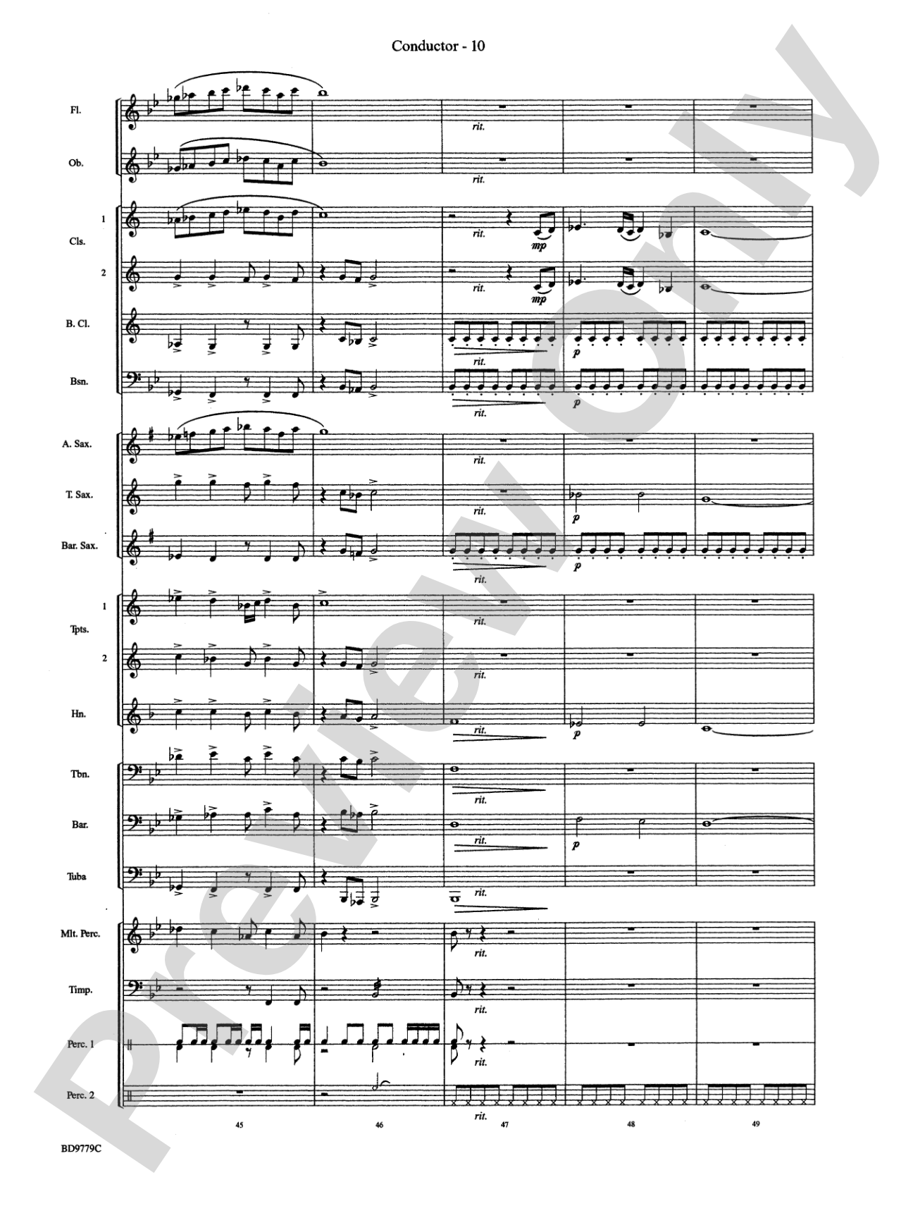 Convergence: Concert Band Conductor Score & Parts