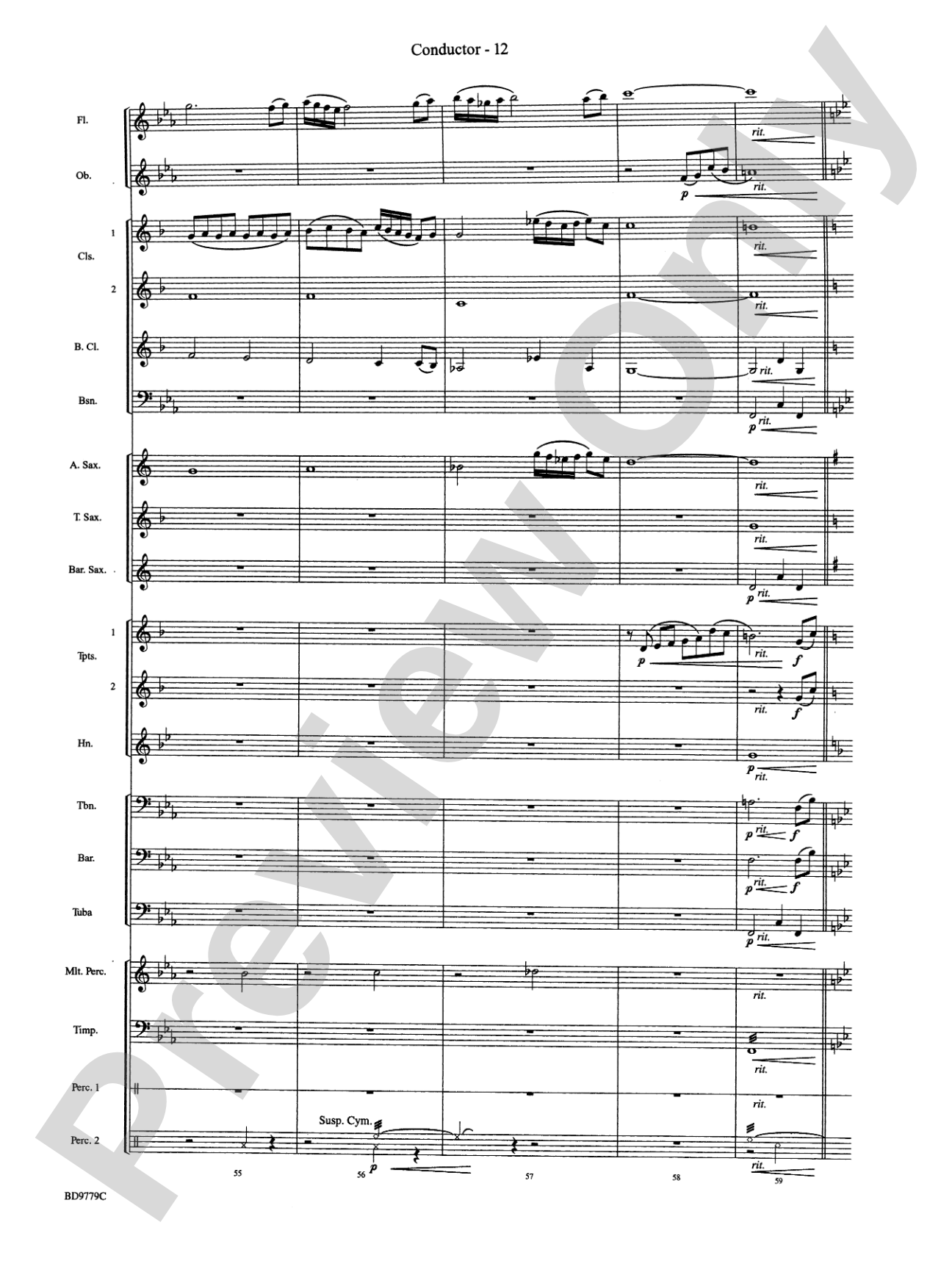 Convergence: Concert Band Conductor Score & Parts