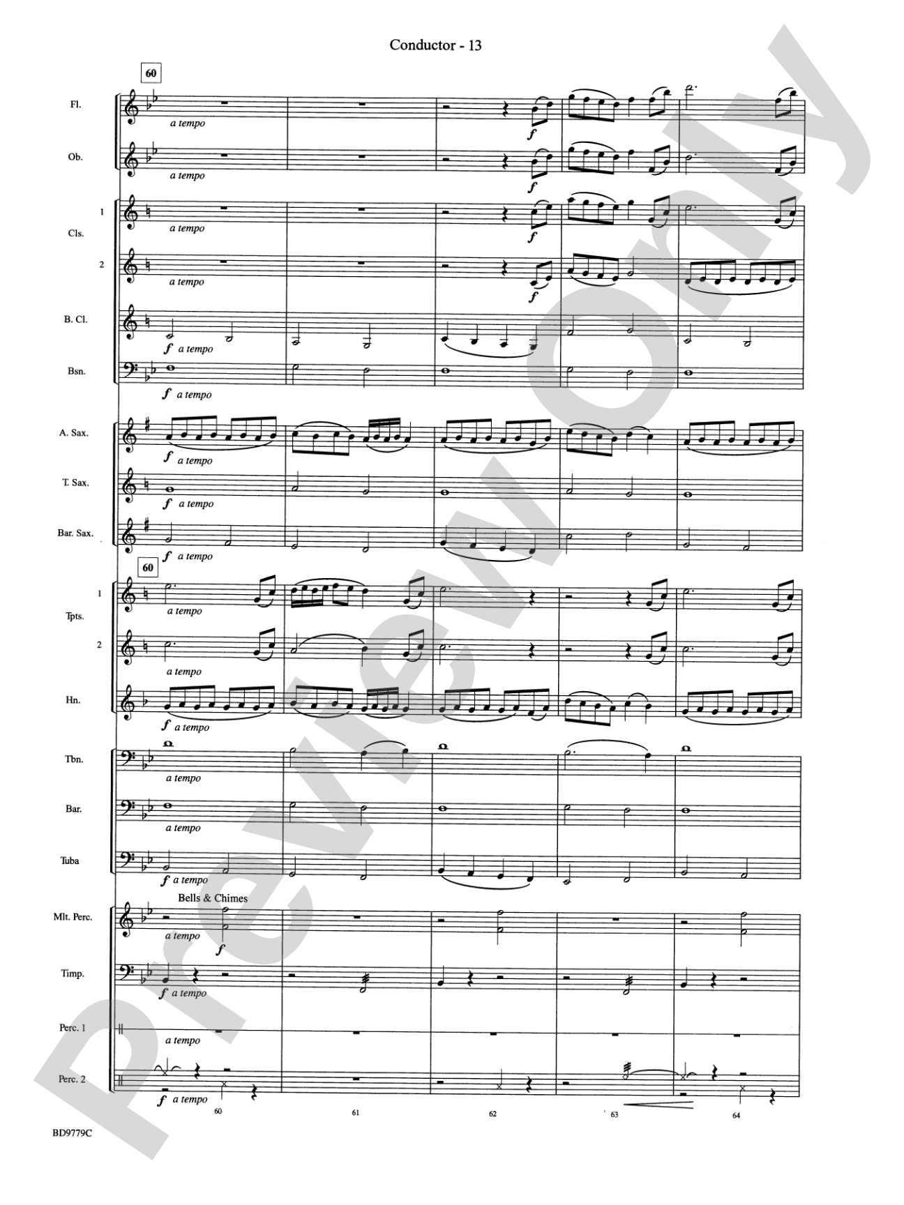 Convergence: Concert Band Conductor Score & Parts