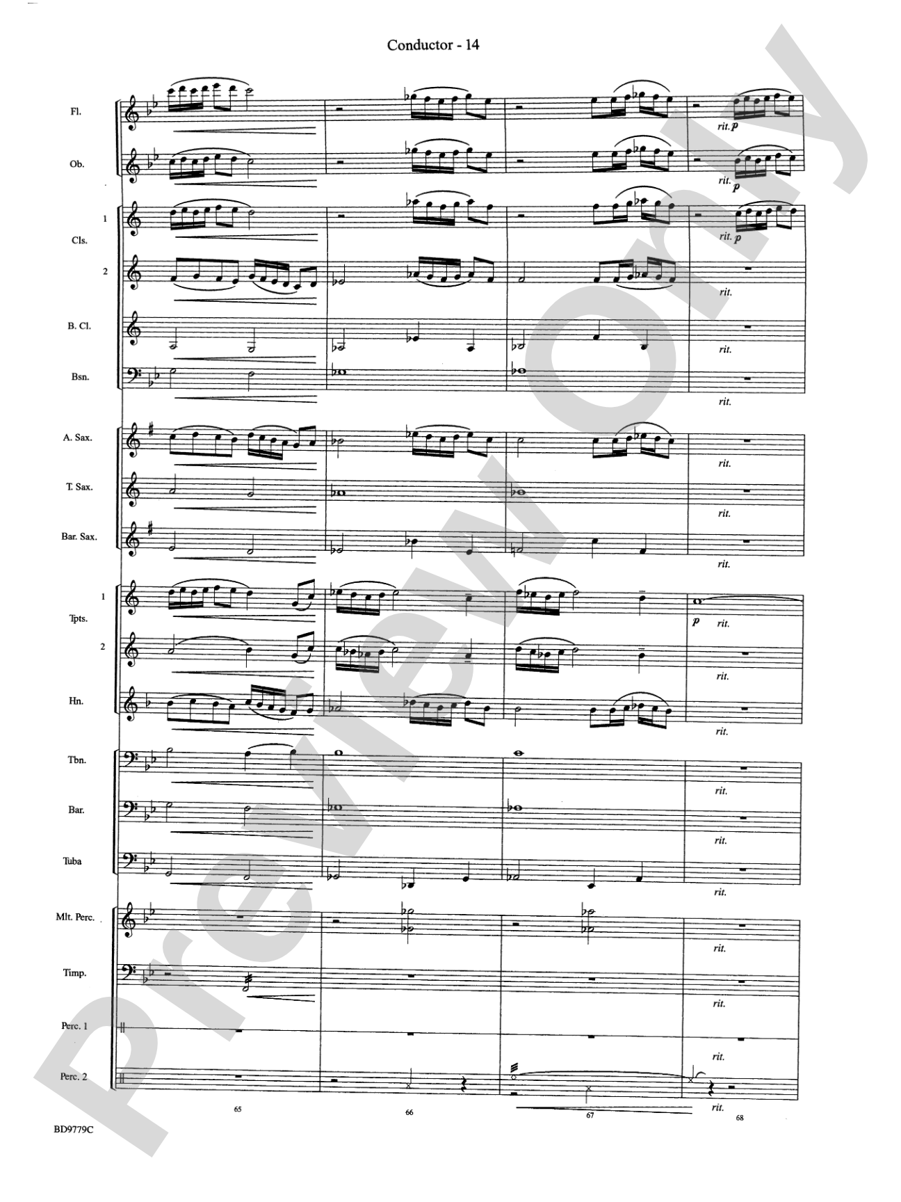 Convergence: Concert Band Conductor Score & Parts