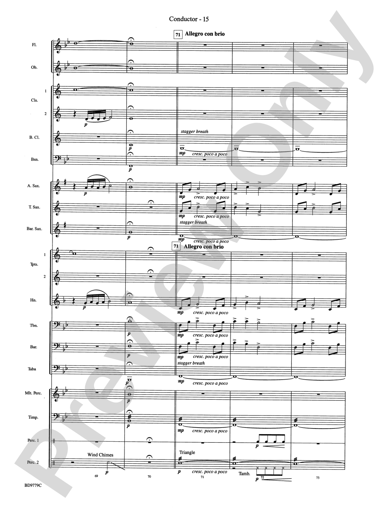 Convergence: Concert Band Conductor Score & Parts