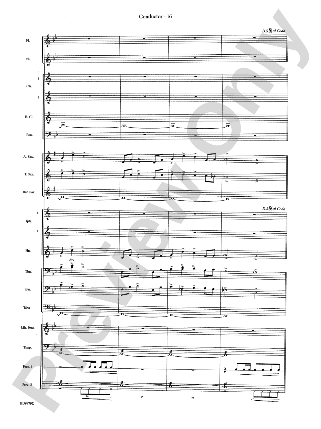 Convergence: Concert Band Conductor Score & Parts