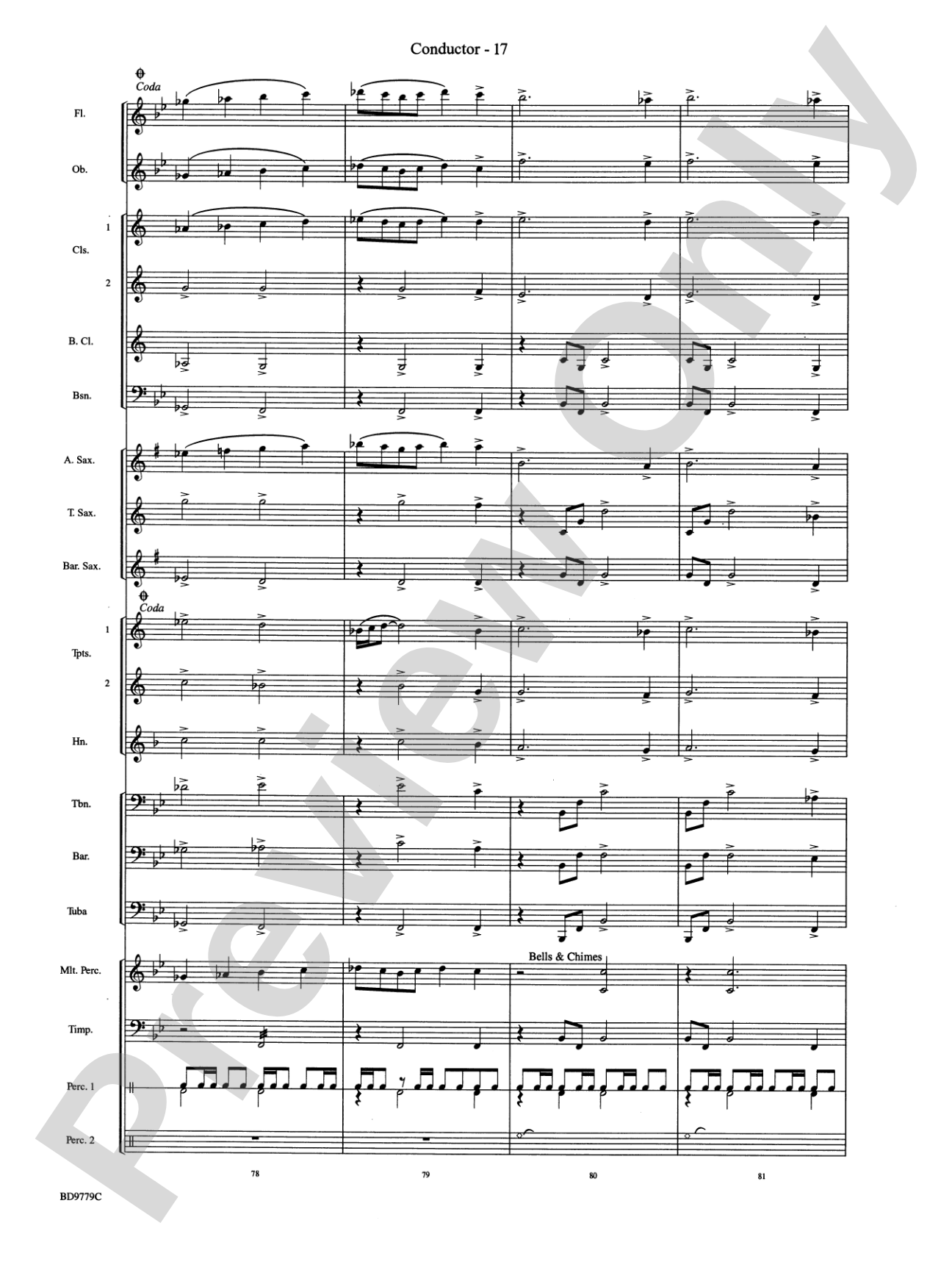 Convergence: Concert Band Conductor Score & Parts
